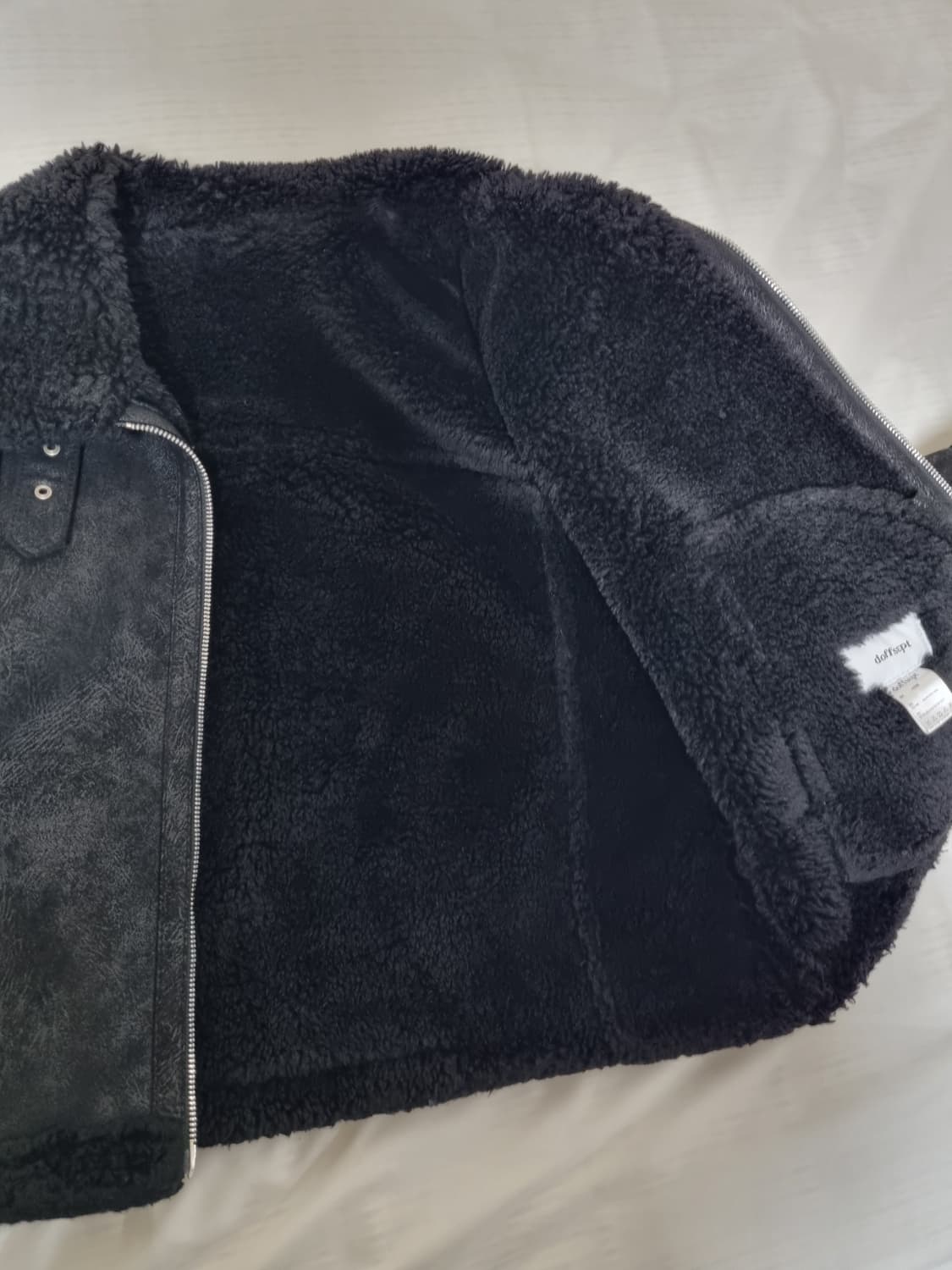 도프셉 크롭 무스탕 판매합니다 상품이미지9