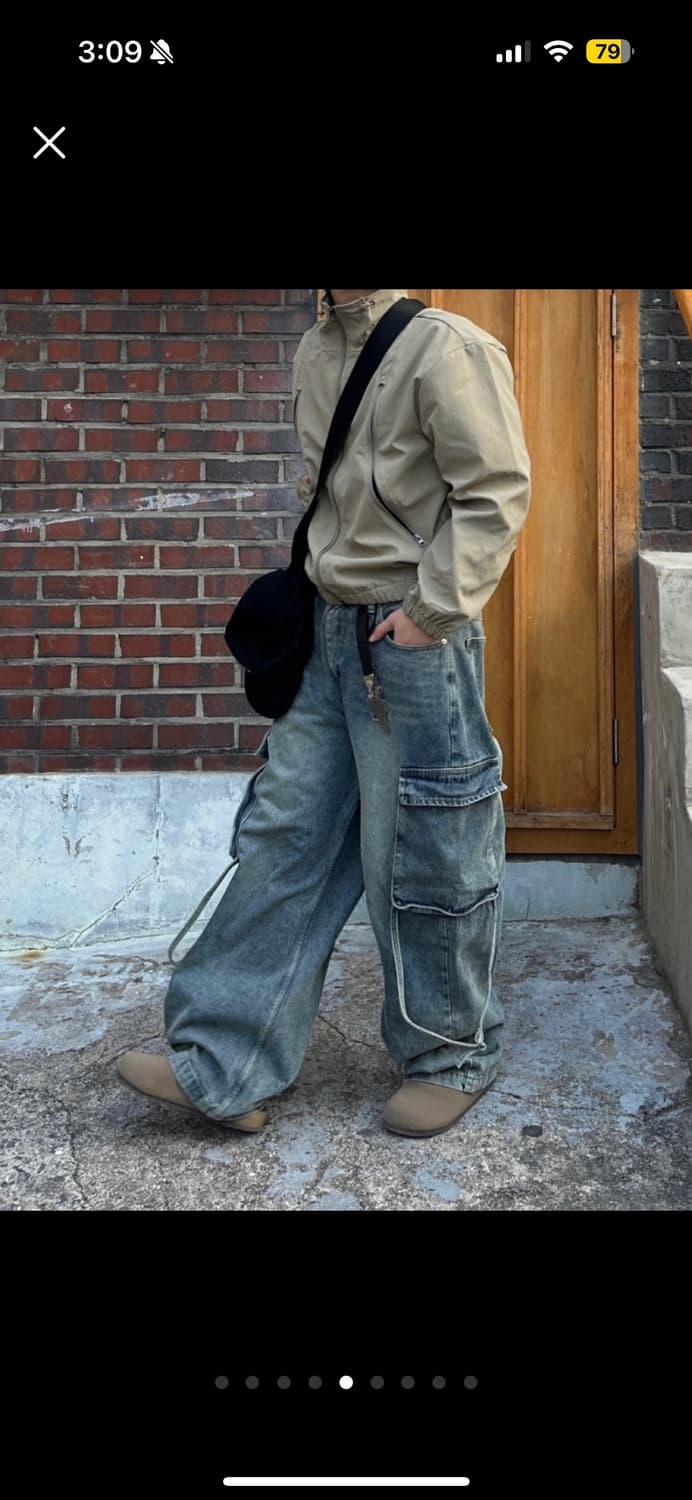 단스튜디오 워크 브릿지 스트랩 데님 상품이미지5