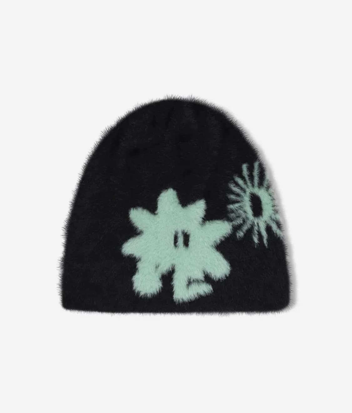 썬러브 비니 블랙 Cali Shaggy Beanie Black 상품이미지1