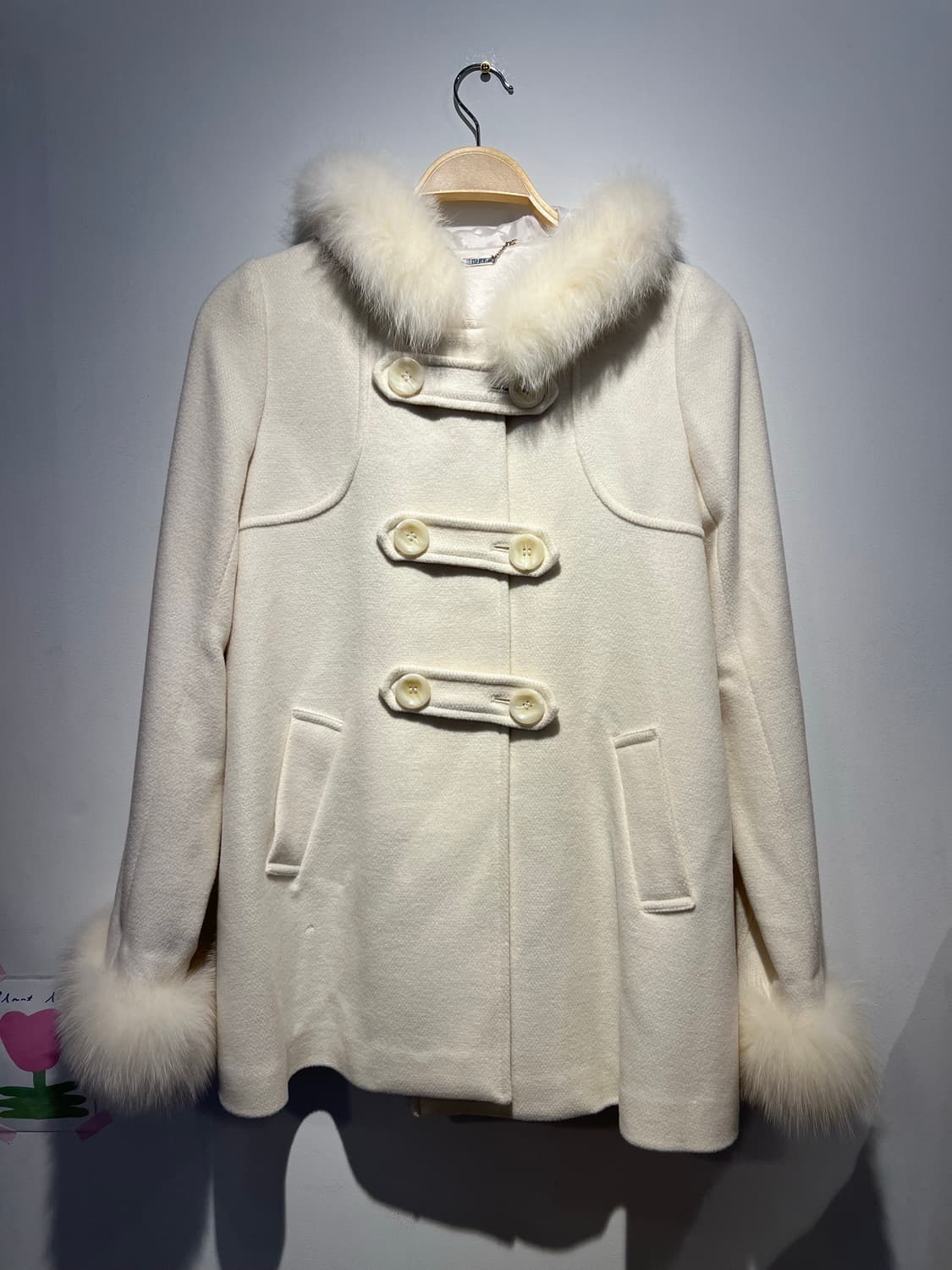 리즈리사 스타일 퍼 반코트(공쥬가되)하메갸루 상품이미지2