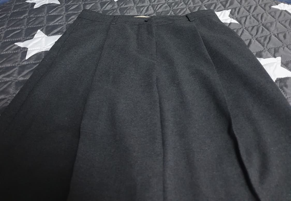 SIYAZU 혜비트윌 원턱 와이드 슬랙스 그레이 (M) 상품이미지2