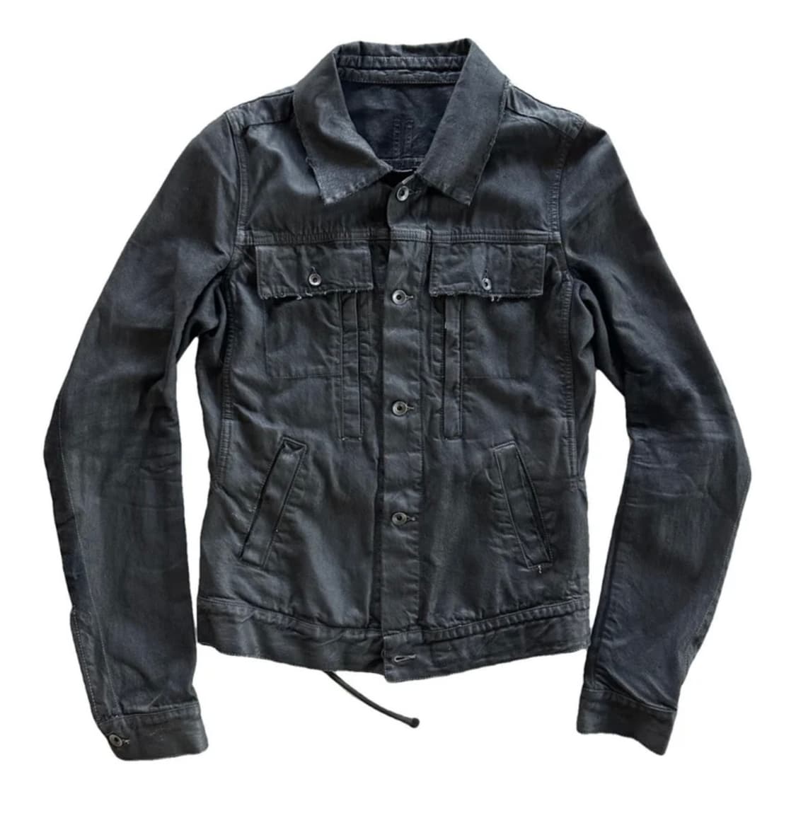 구매) 릭오웬스 다크쉐도우 왁스 데님 자켓 구해요 상품이미지1