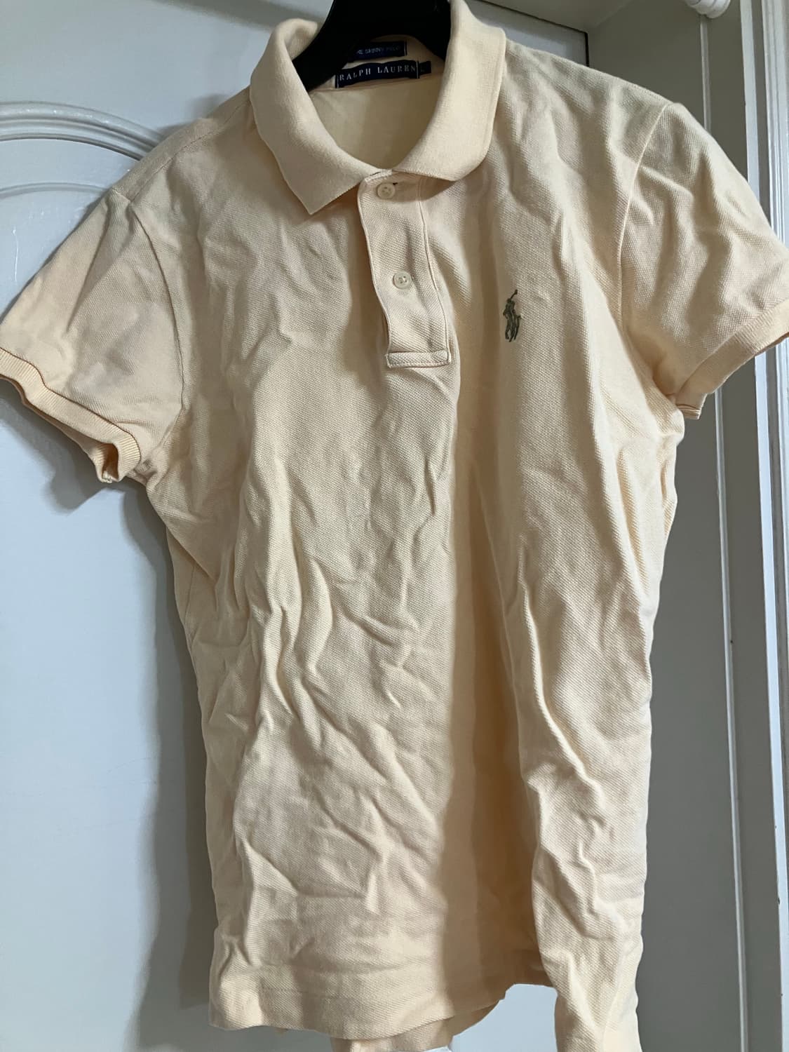 랄프로렌 피케 반팔 셔츠 아이보리 상품이미지1