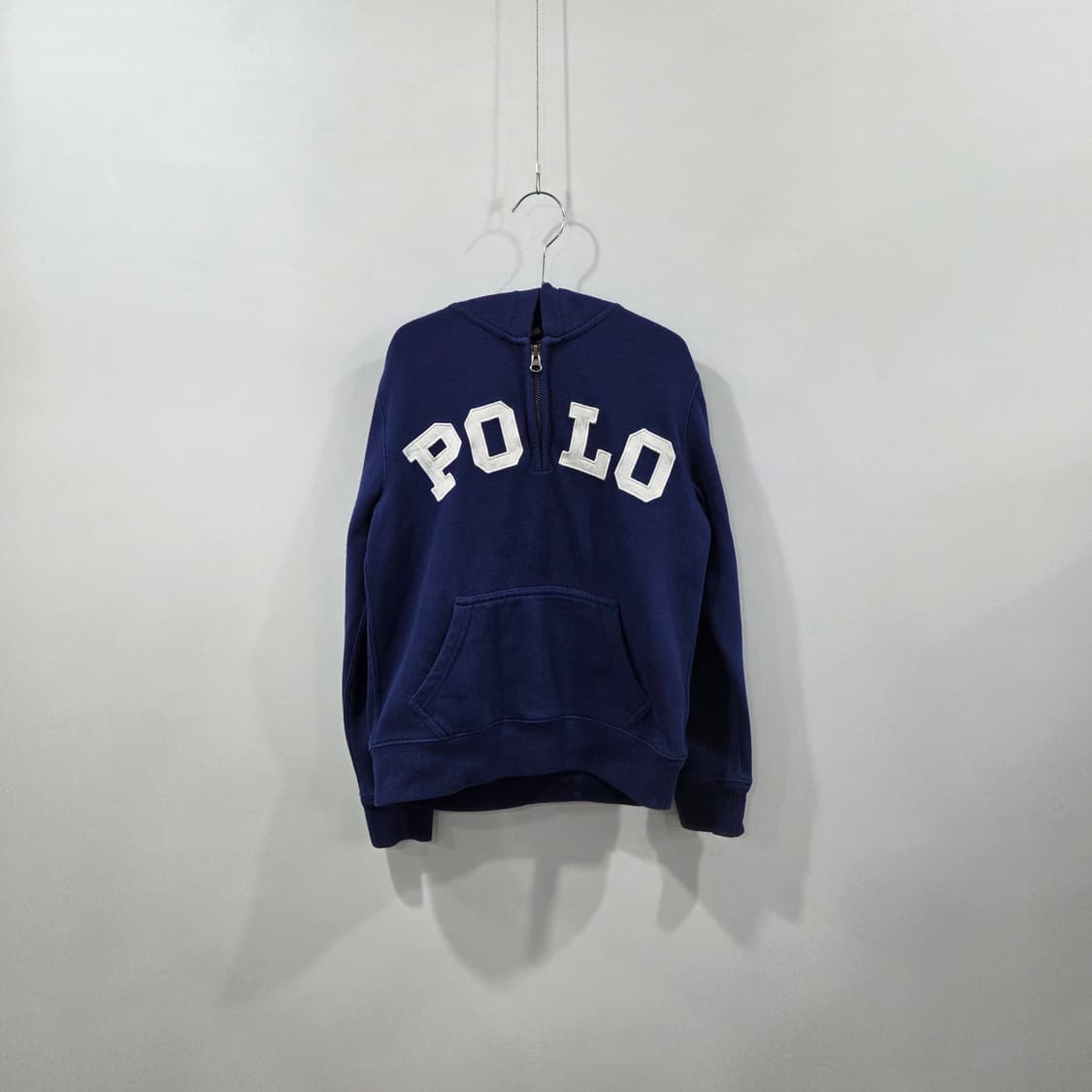 폴로랄프로렌 키즈 하프집업 블루 후드티 S(8) 상품이미지1