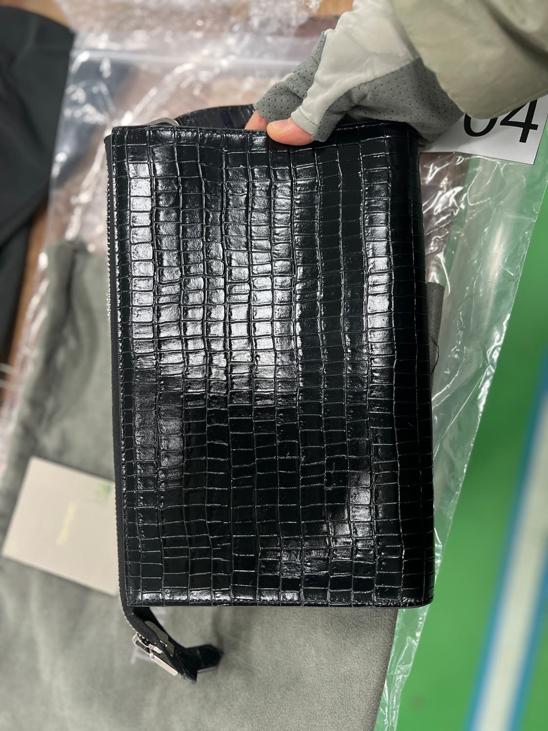 Tom Ford 톰포드 크로커 패턴 레더 클러치백 상품이미지6