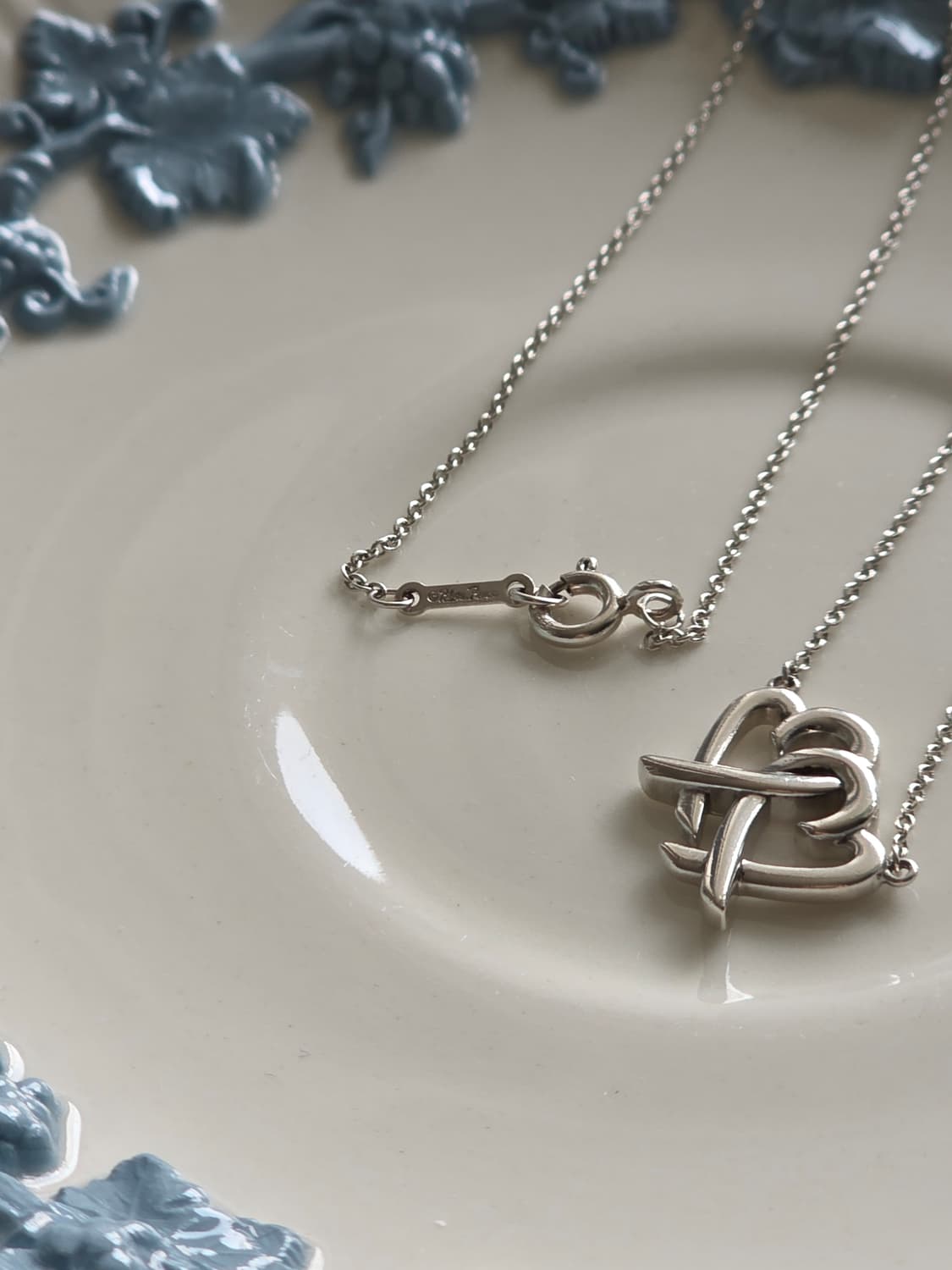 티파니앤코 팔로마 피카소 더블 러빙하트 실버925 목걸이 상품이미지4