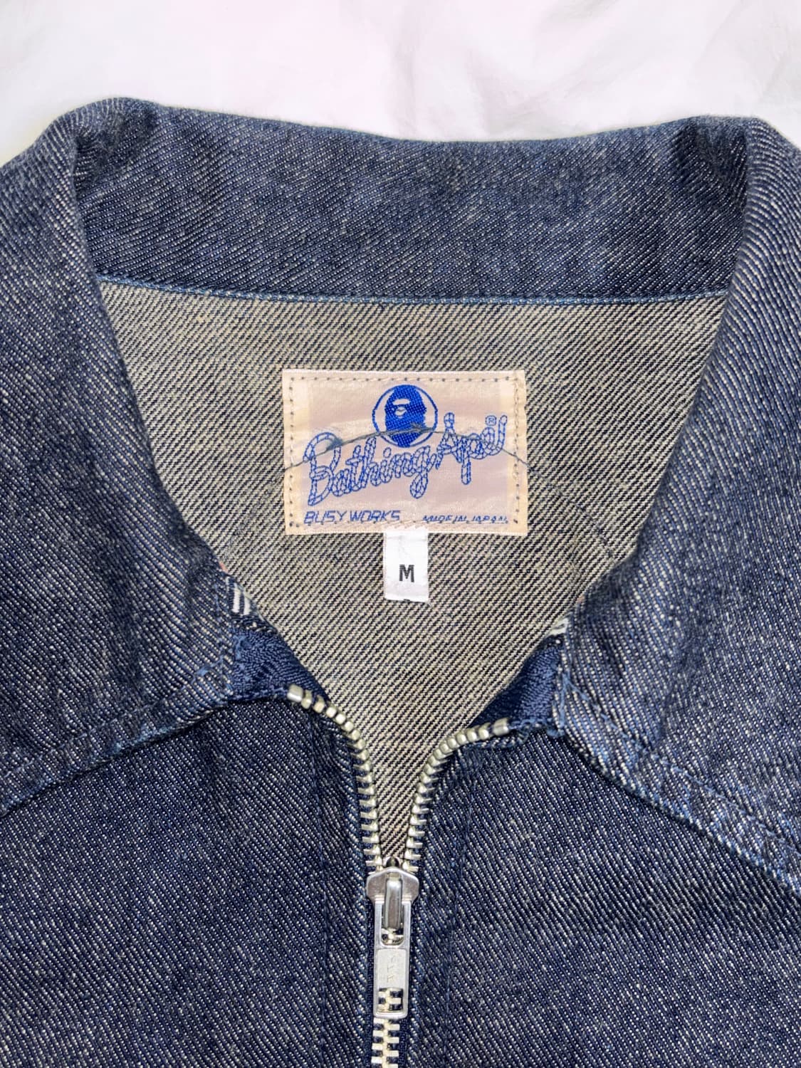90‘s 올드 베이프 데님 집업 자켓 상품이미지3