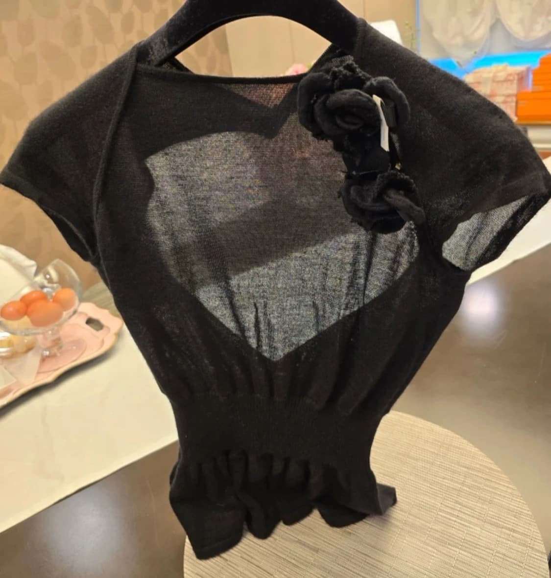 샤넬 블랙 니트 36 상품이미지2