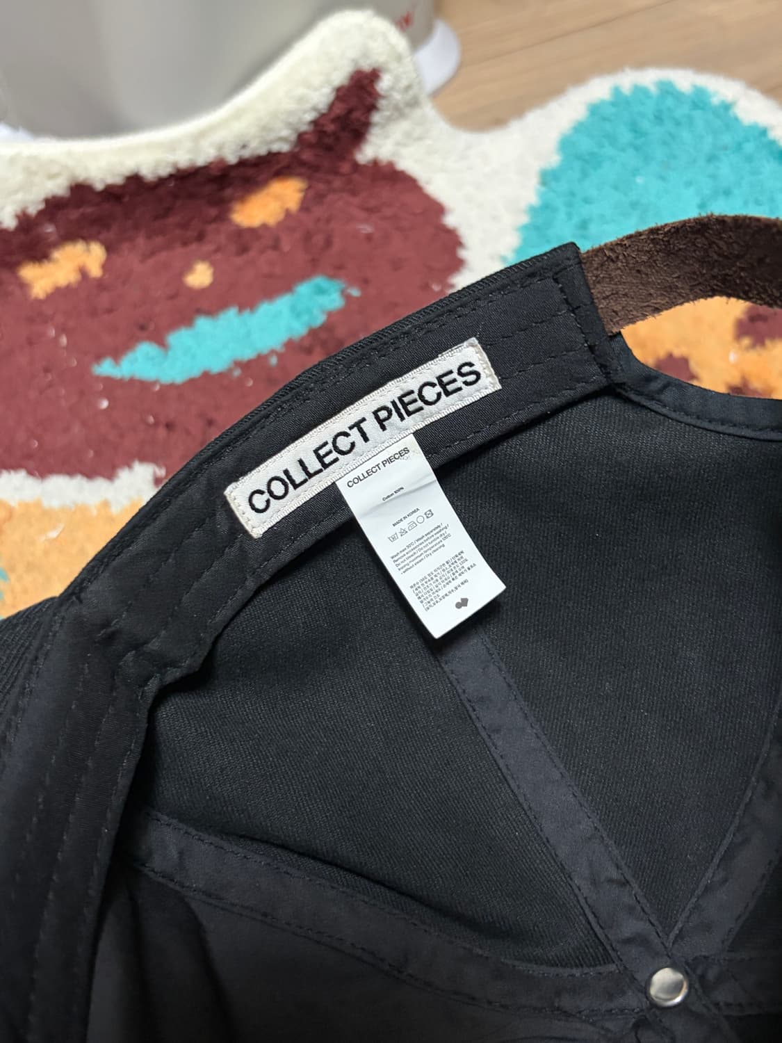 컬렉트피시스 CP 볼캡 블랙 상품이미지6