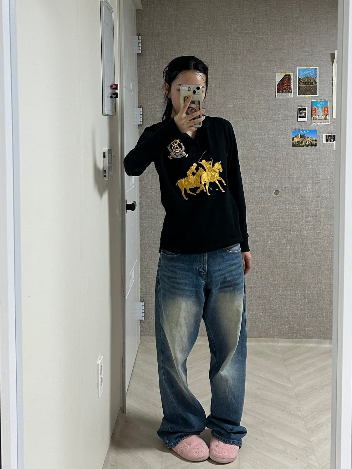 폴로 랄프로렌 스포츠 자수 롱슬리브 pk 티셔츠 상품이미지2