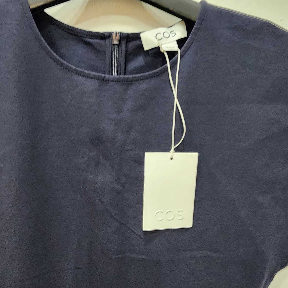 COS 코스 네이비  롱원피스 새제품 S(택O) 상품이미지4