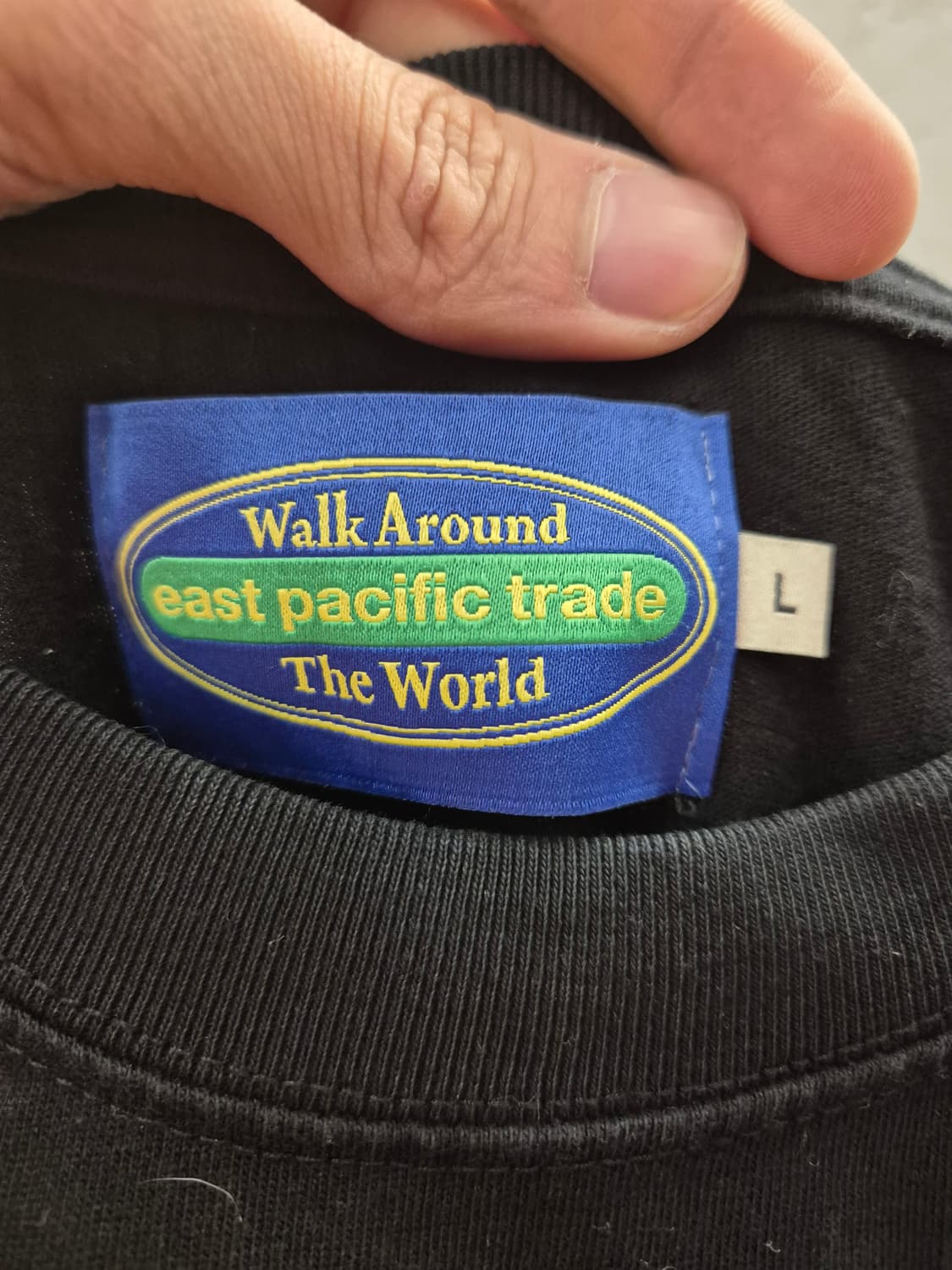 East Pacific Trade 블랙 반팔티 L 상품이미지4