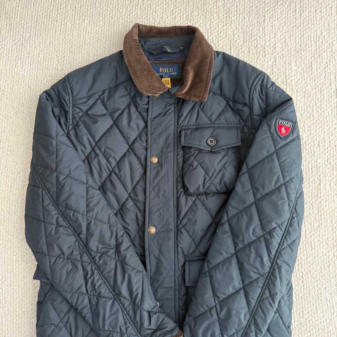 폴로 랄프 로렌 보이즈 퀼팅 발수 자켓 XL 상품이미지3