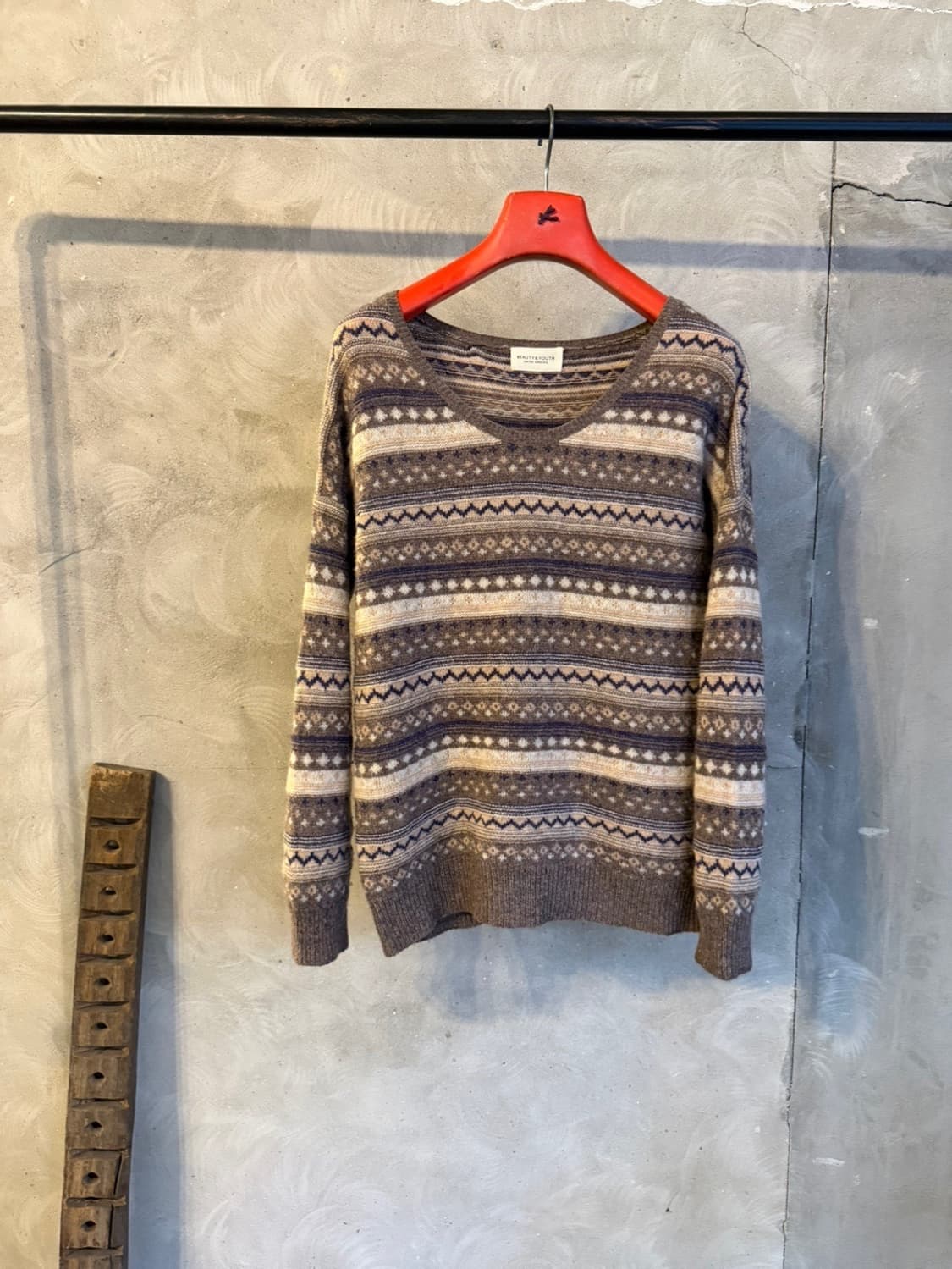 유나이티드 애로우 페어아일 니트 55~66 상품이미지8