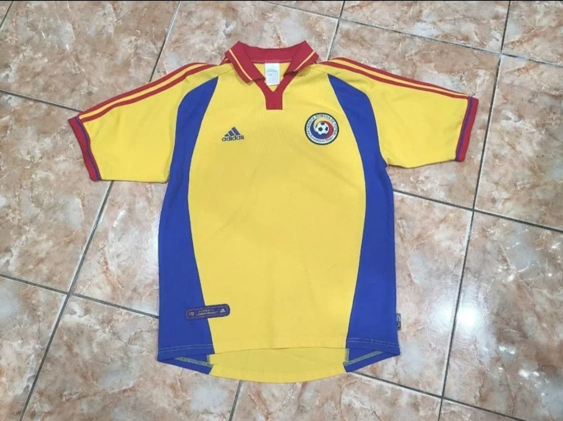 아디다스 00 02 루마니아 축구 국대 올드레플 축구져지 상품이미지1