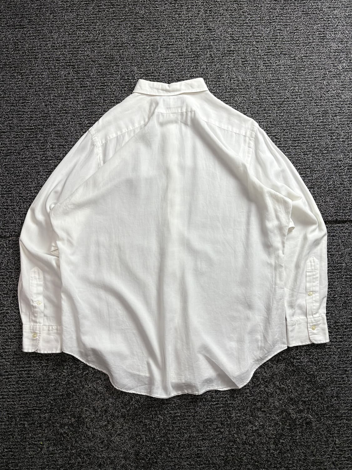 폴로 랄프로렌 포니로고 미니멀 화이트 셔츠 2588 상품이미지3