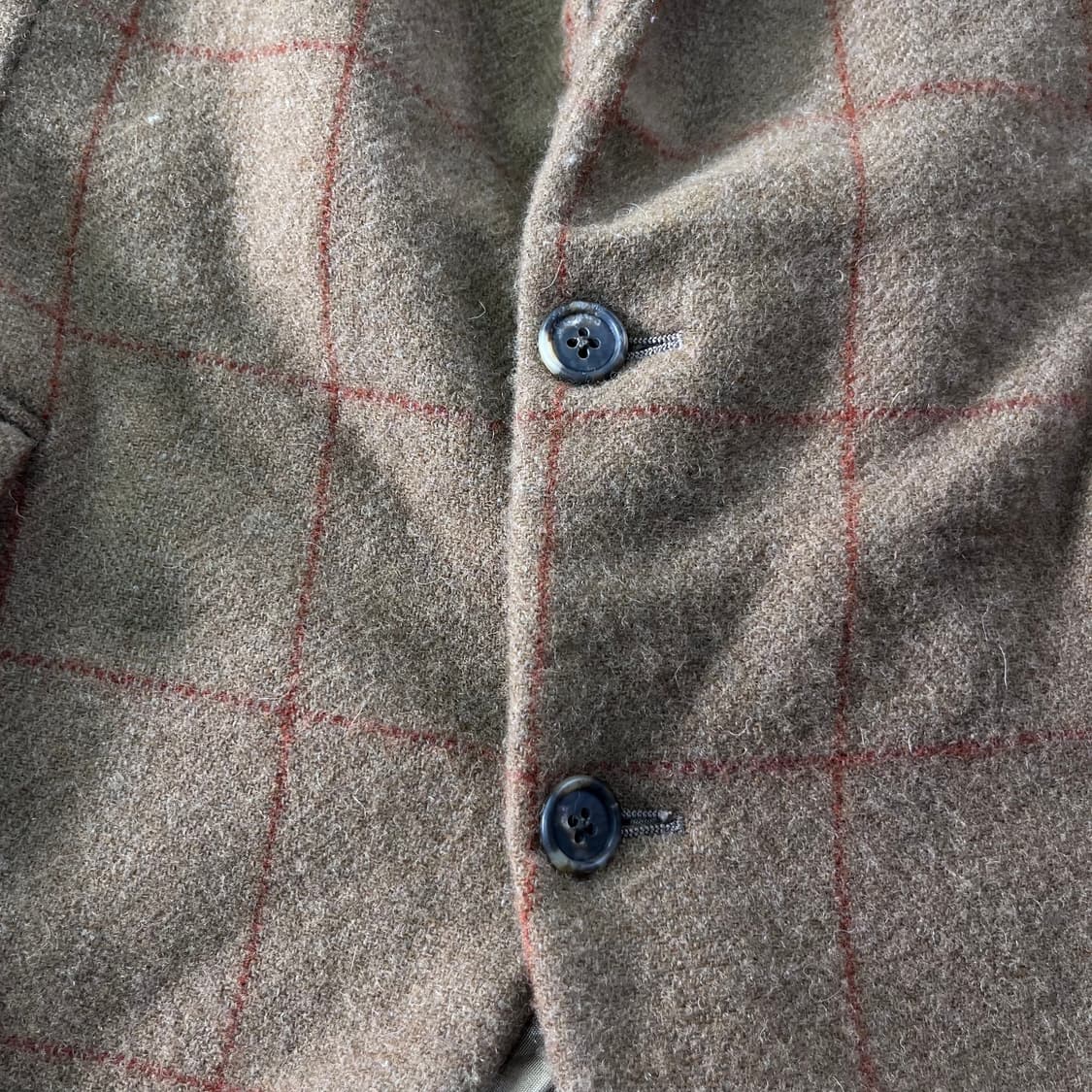 100 폴로랄프로렌 90s 울 체크 블레이저 자켓 상품이미지5