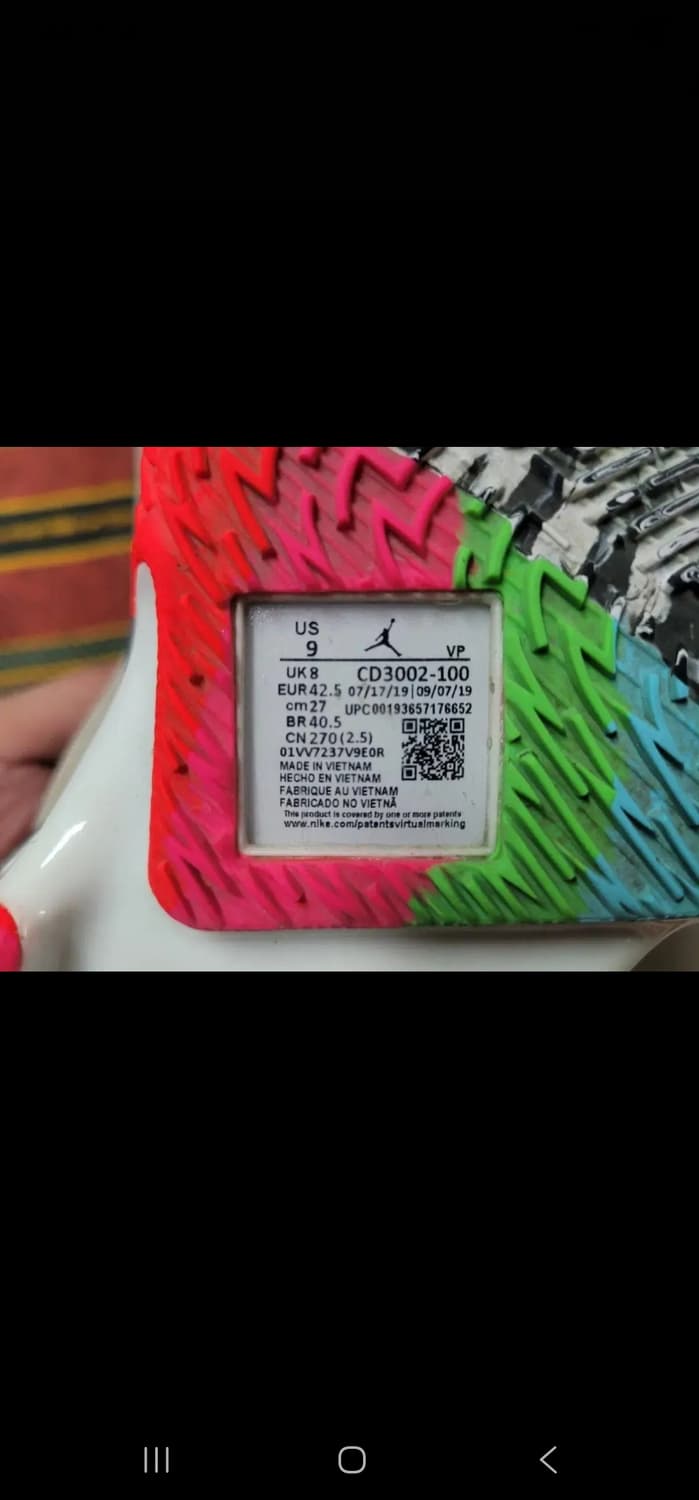 나이키 조던 와이낫제로3 그레이 270 상품이미지6