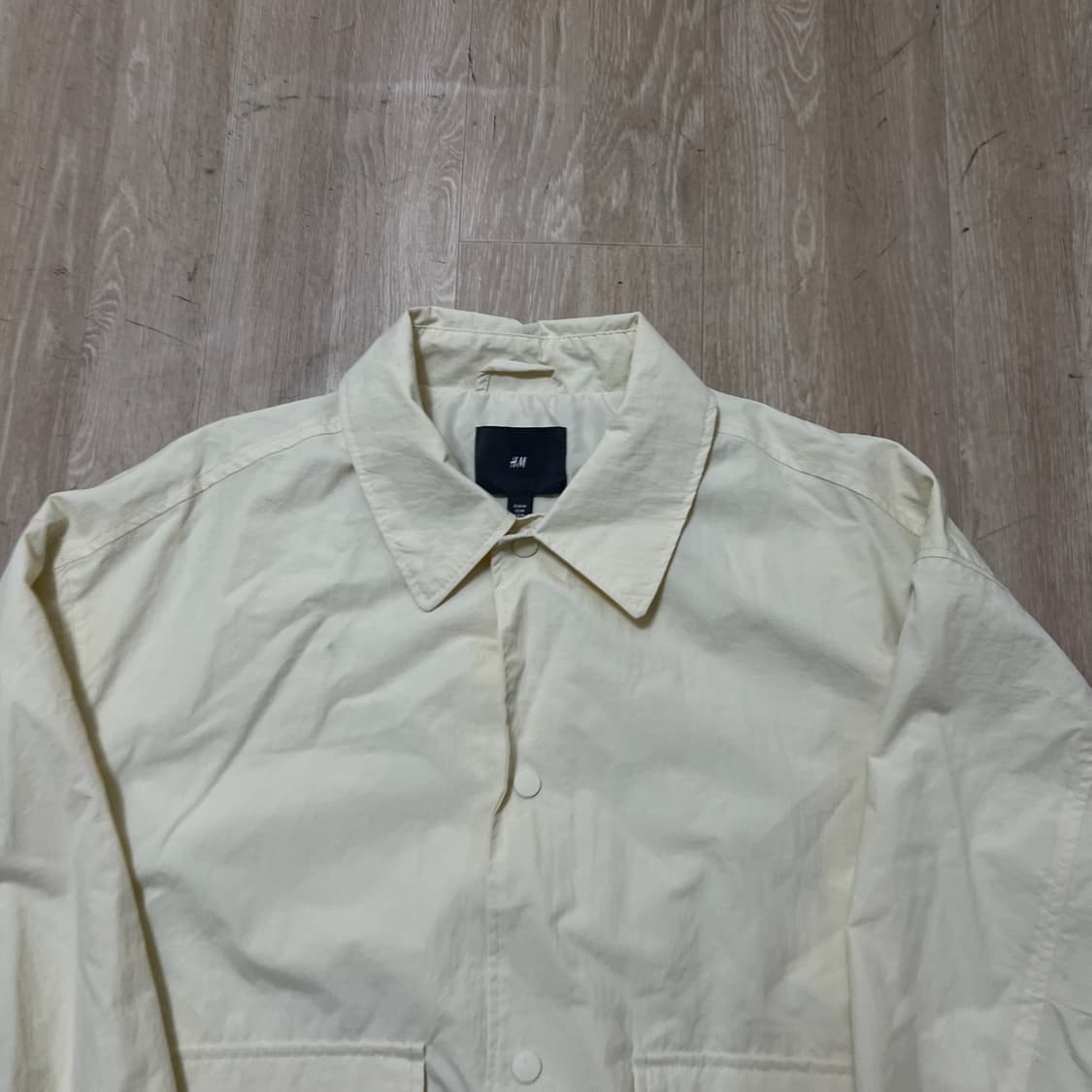 새상품 H&M 에이치앤엠 남성 블루종 바람막이 자켓 M/95  상품이미지2