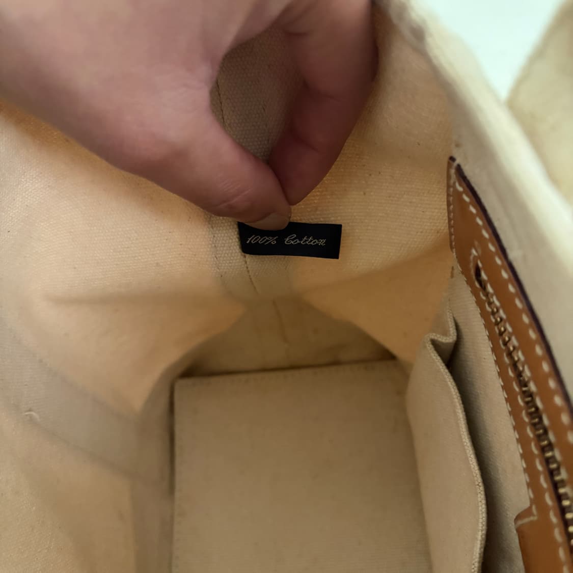 폴로 랄프로렌 빅포니 빈티지 캔버스 토트백 OS 상품이미지6