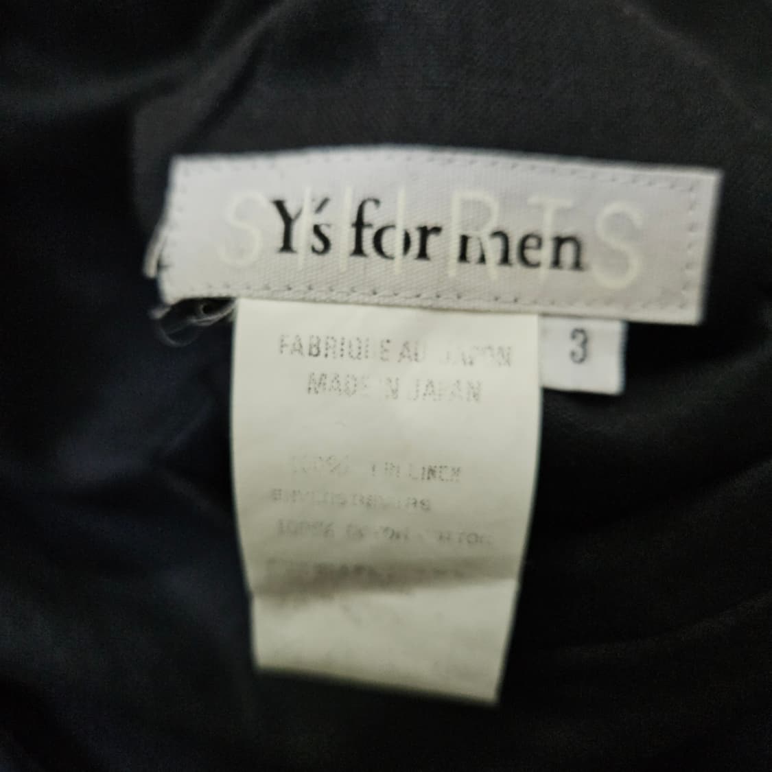 Y's for men SHIRTS 면 린넨 이중직 리버시블 집업 후드 상품이미지3