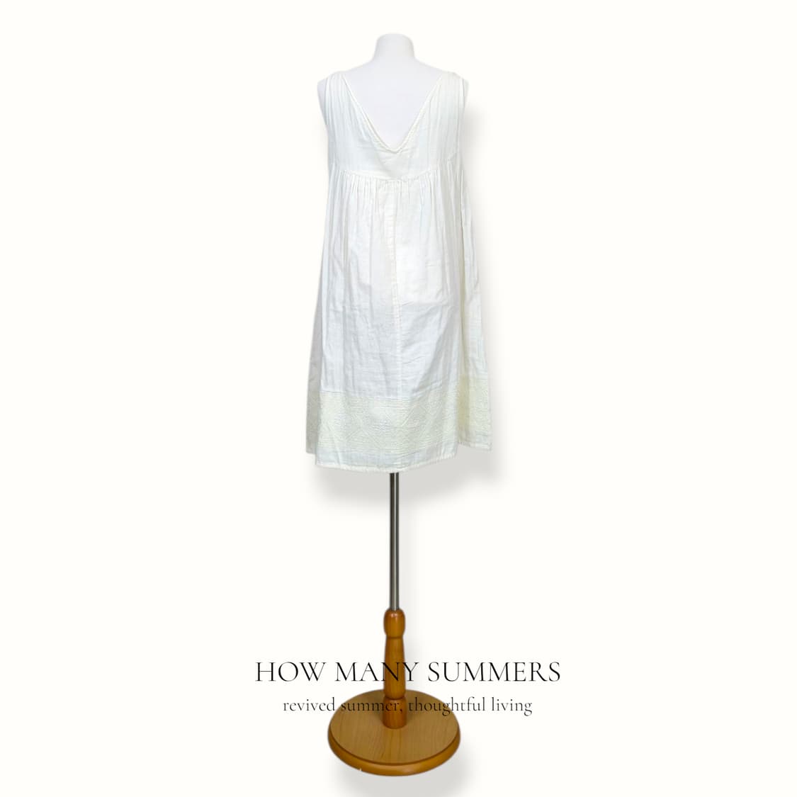 쇼콜라피네 화이트 코튼 자수 미니 원피스 튜닉 나시 레이스 상품이미지3