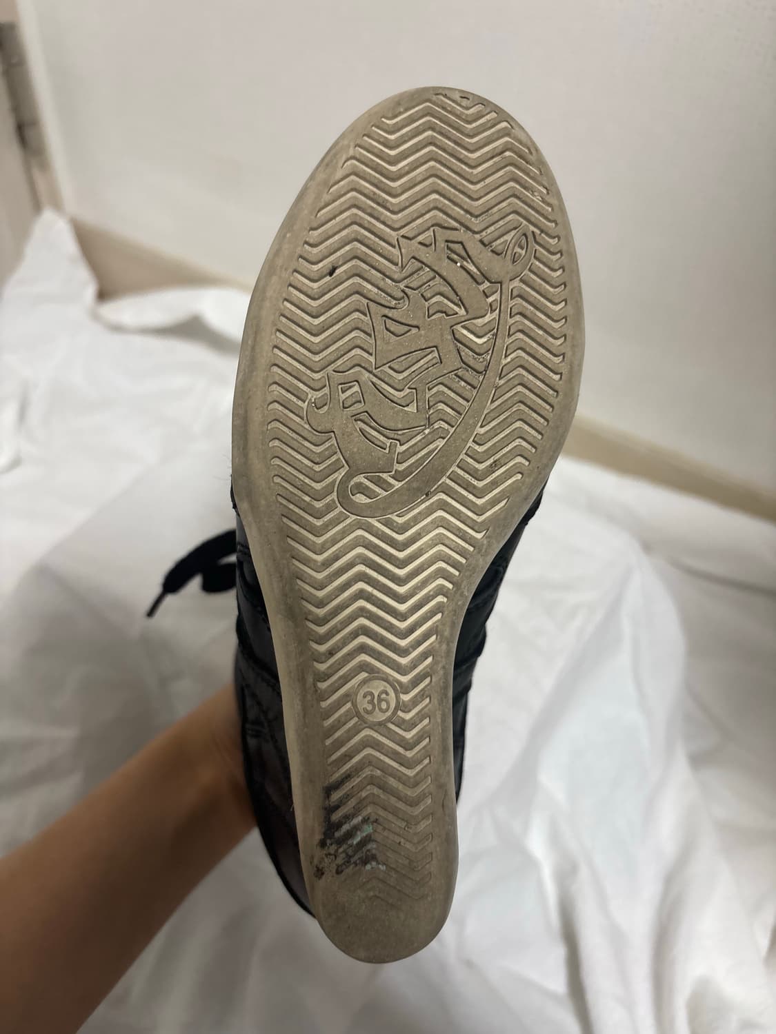 ash 아쉬 웨지힐 스니커즈 블랙 36 상품이미지5