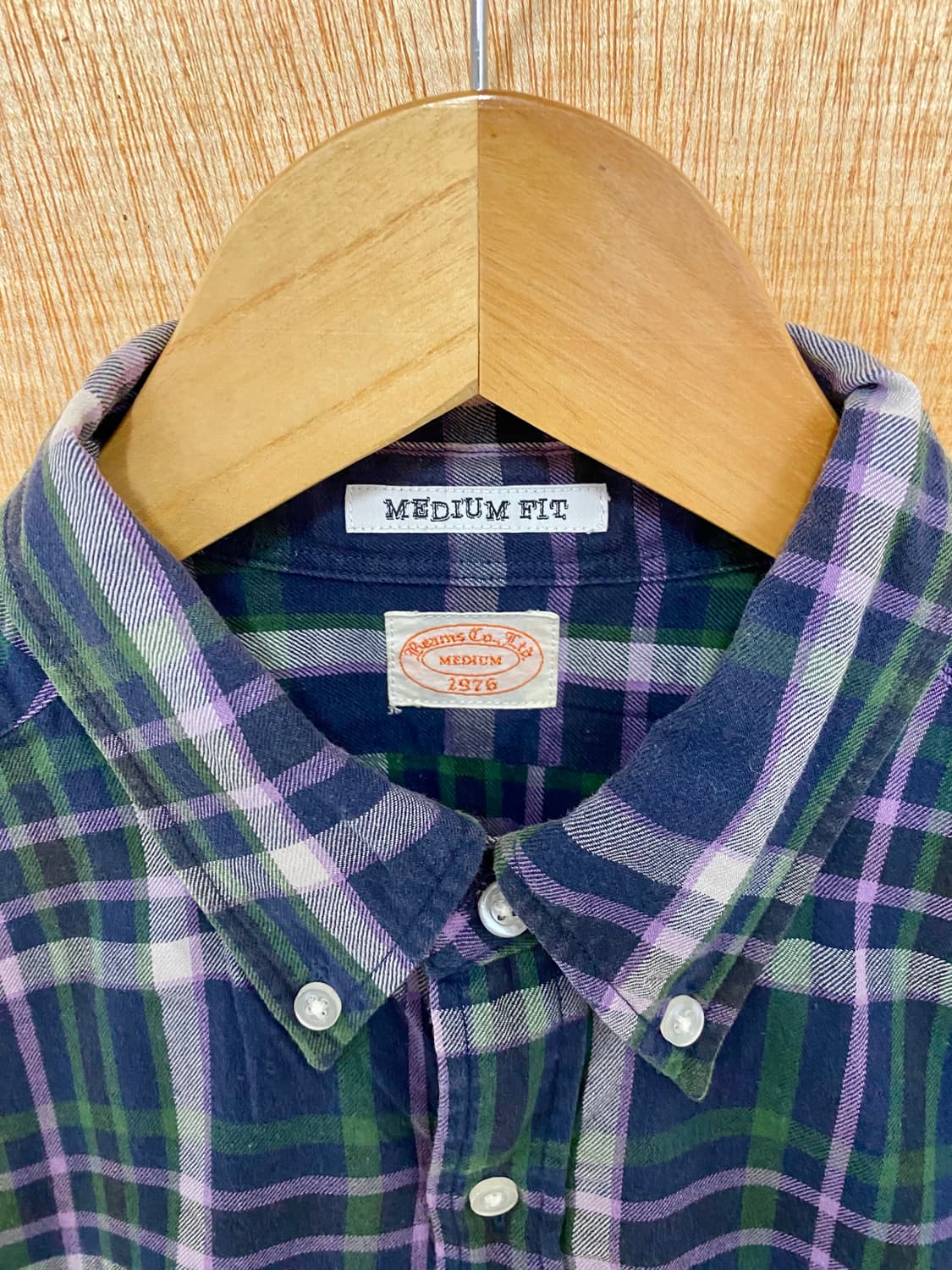 BEAMS madras check shirts 빔즈 마드라스 체크셔츠 상품이미지8
