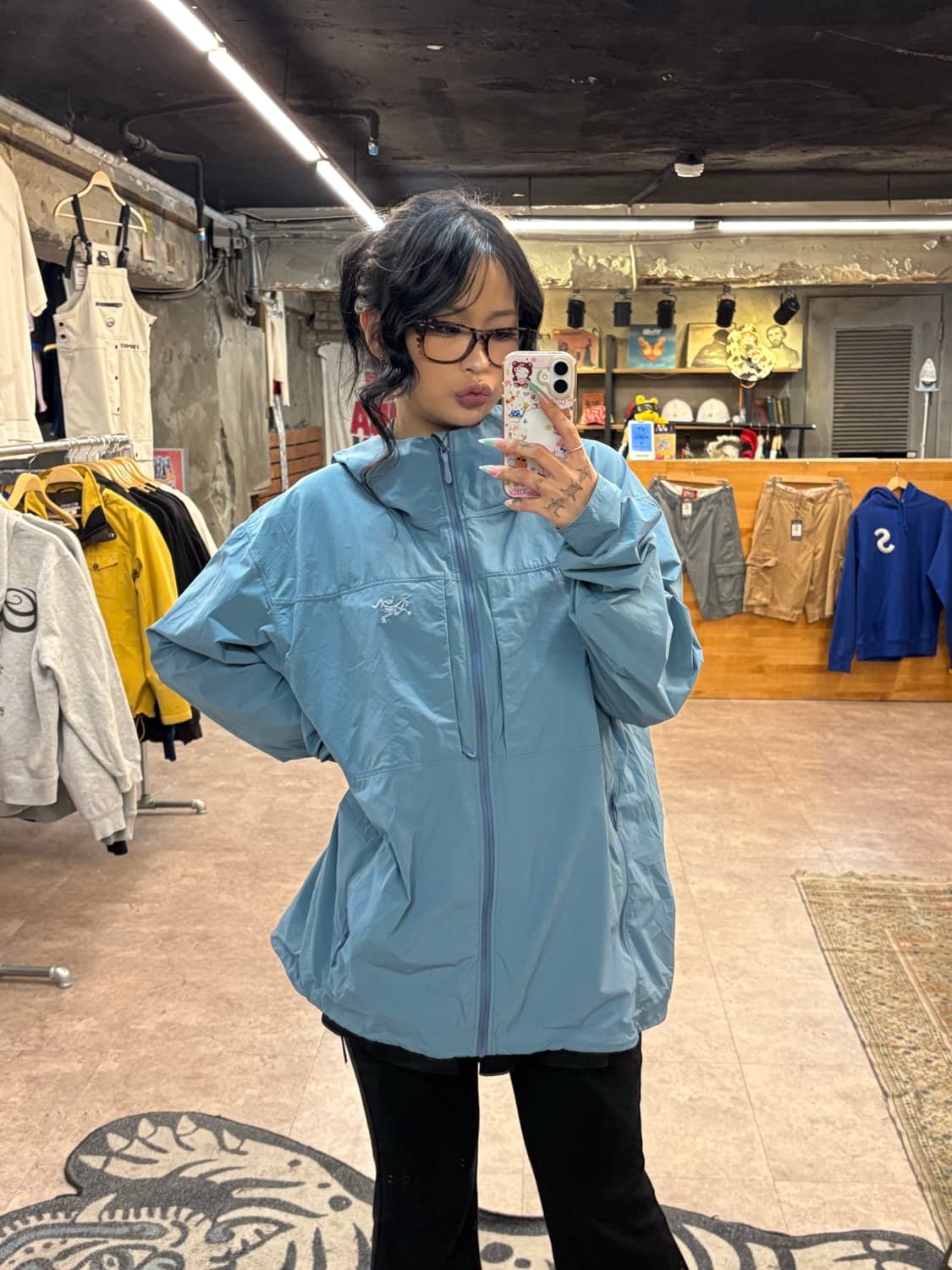 아크테릭스 하늘색 바람막이 #csz4240 상품이미지1