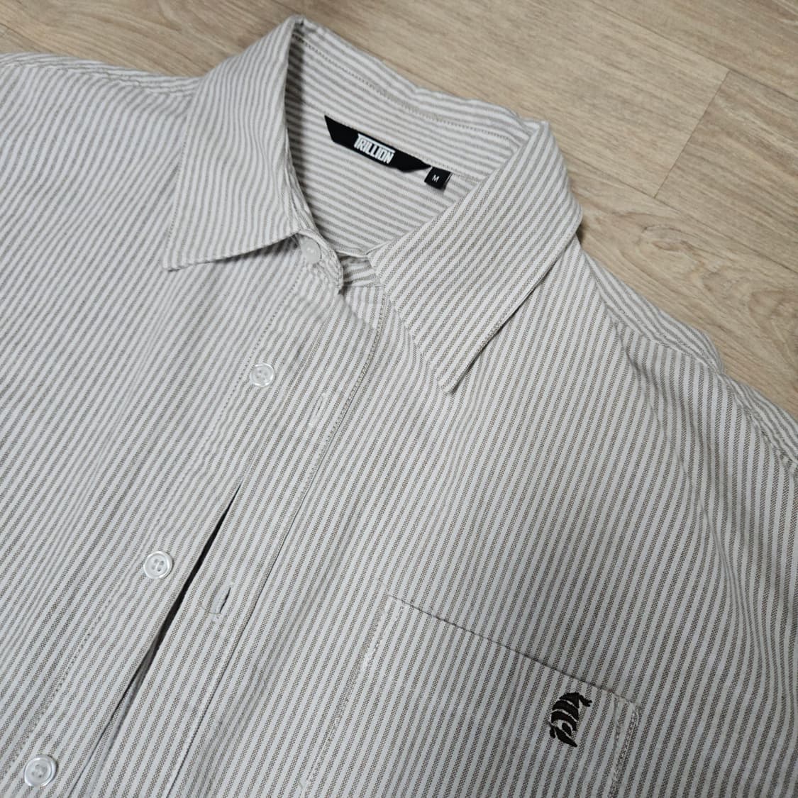 트릴리온 시티보이 보트자수 옥스포드 오버핏 셔츠 상품이미지2