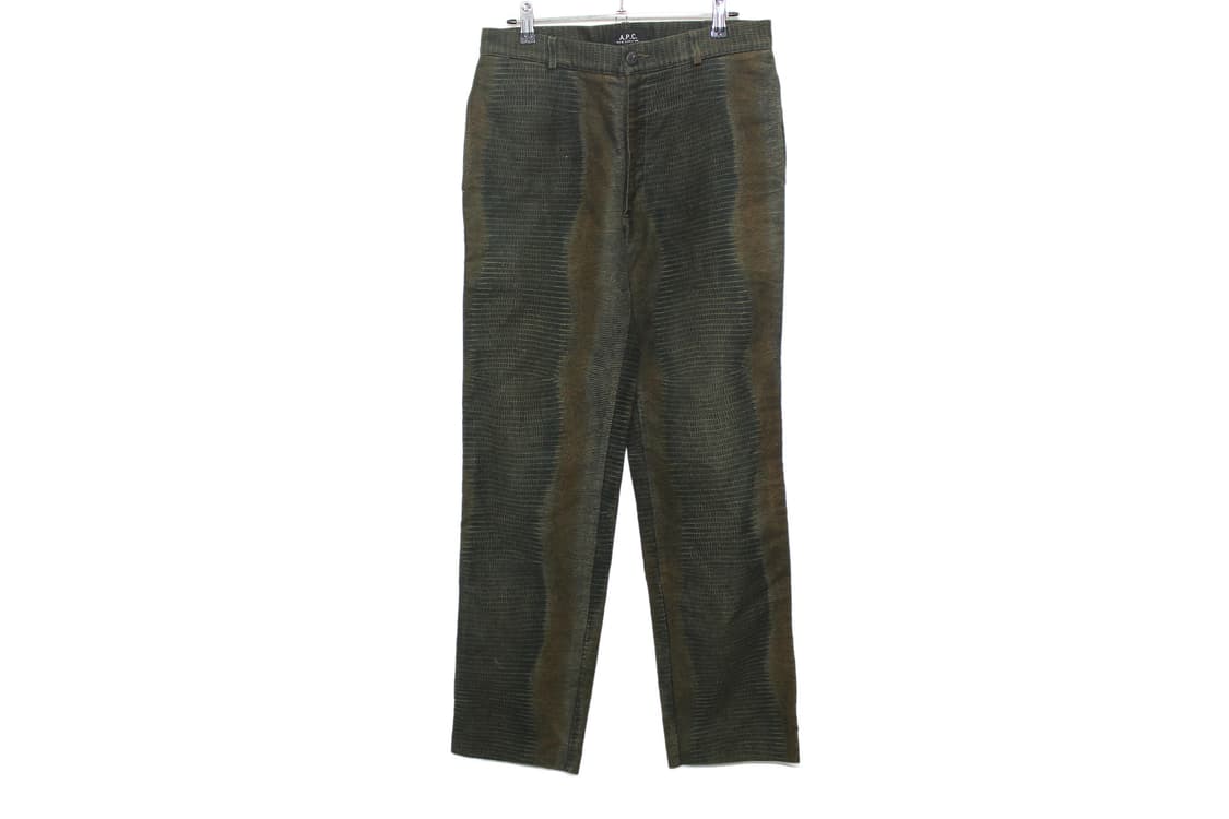 1990s A.P.C. 아페쎄 스네이크 패턴 팬츠 상품이미지1