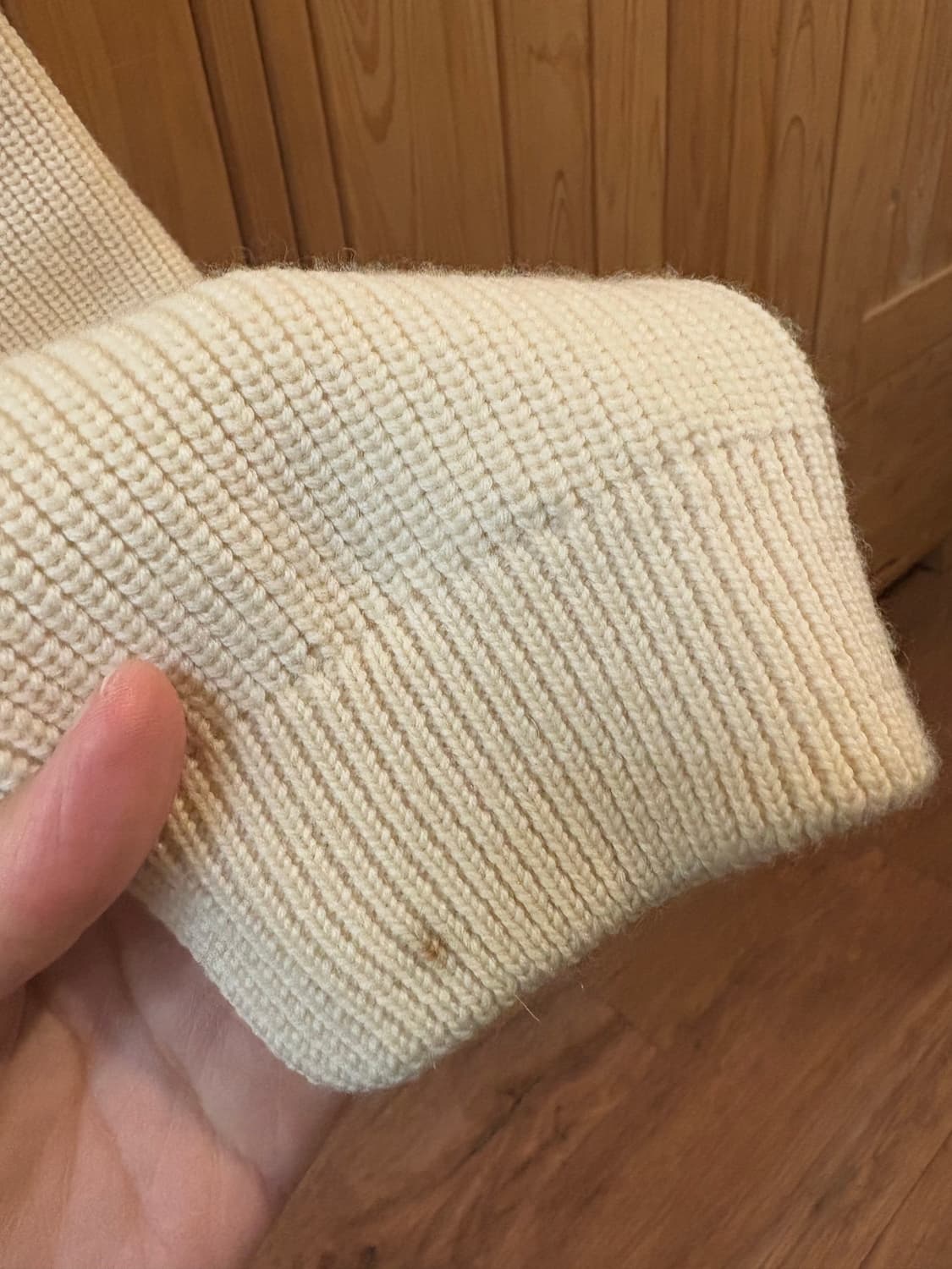 안데르센 안데르센 스키퍼 니트 가디건 아이보리 M 상품이미지3