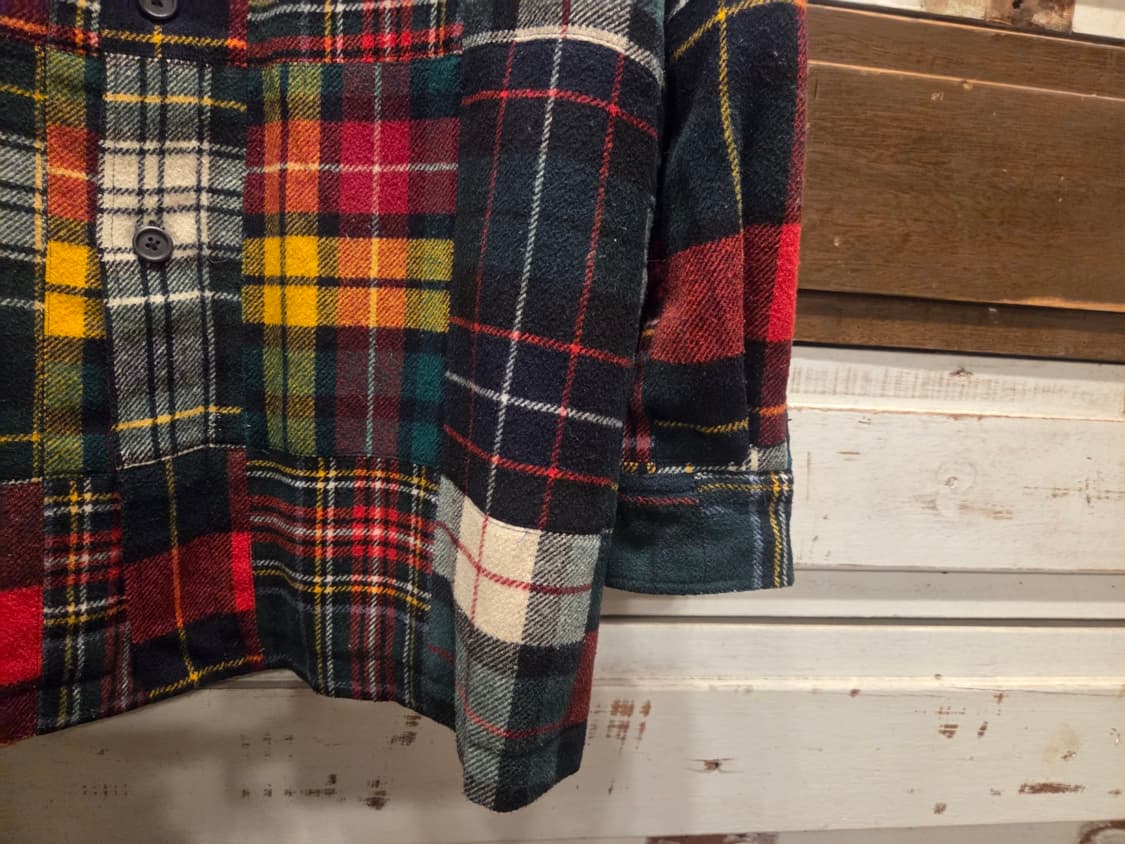 파쏘나블 패치워크 자켓 상품이미지5