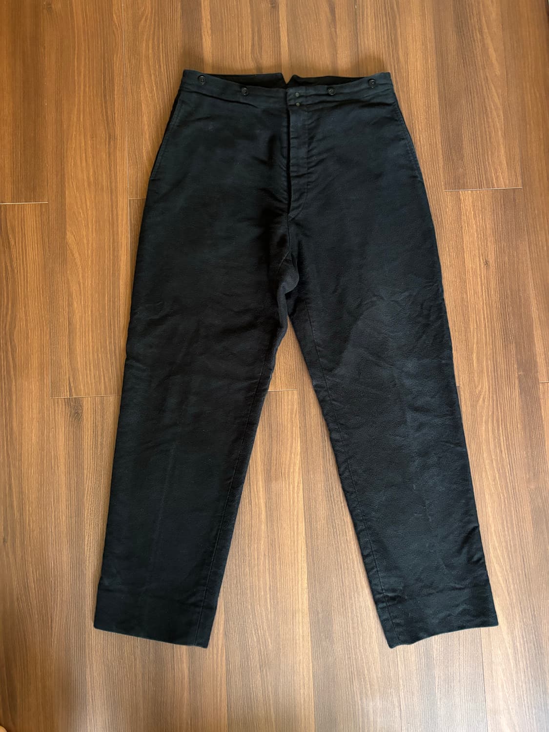 코모리 몰스킨 팬츠 블랙 2 comoli moleskin 상품이미지3