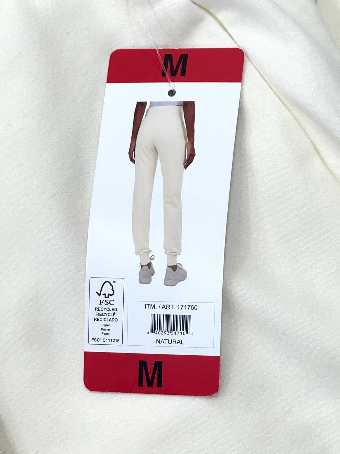 챔피온 아이보리 테리조거팬츠 러닝 운동복 트레이닝바 지 (새것) 상품이미지6