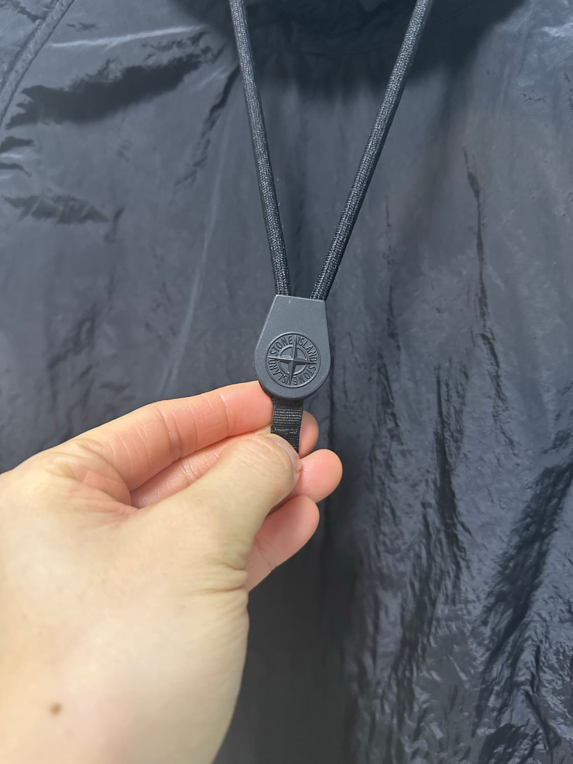 18FW 스톤아일랜드 나일론메탈 후드 아노락 블랙 L 상품이미지2