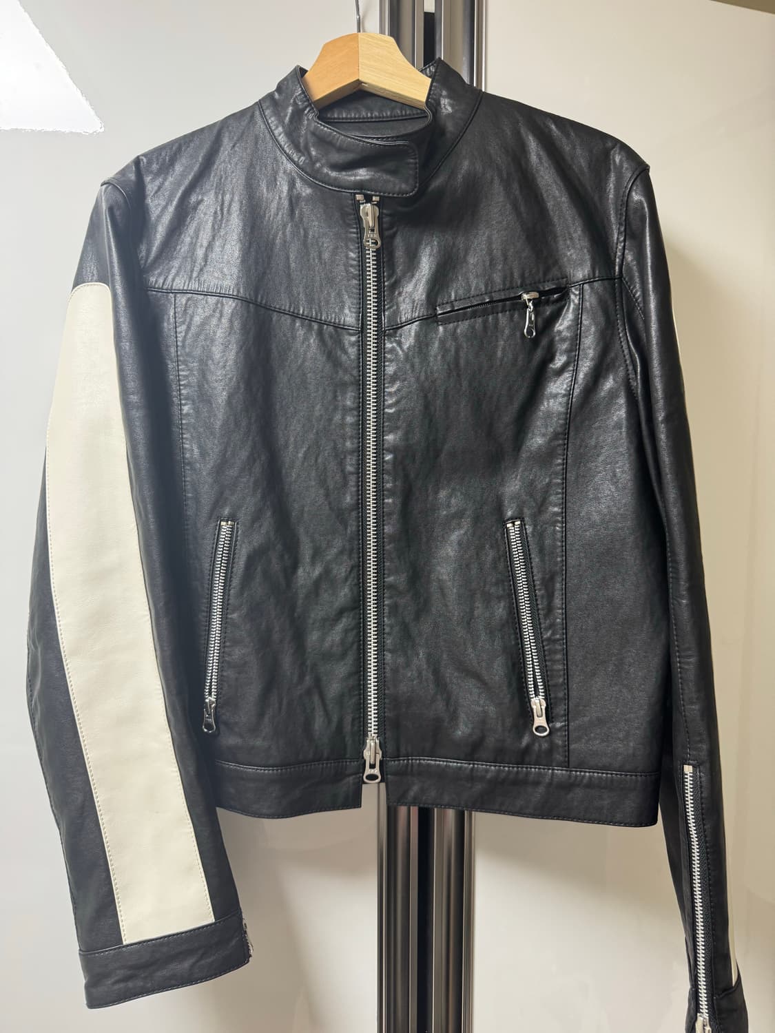 오픈와이와이 가죽자켓 상품이미지1