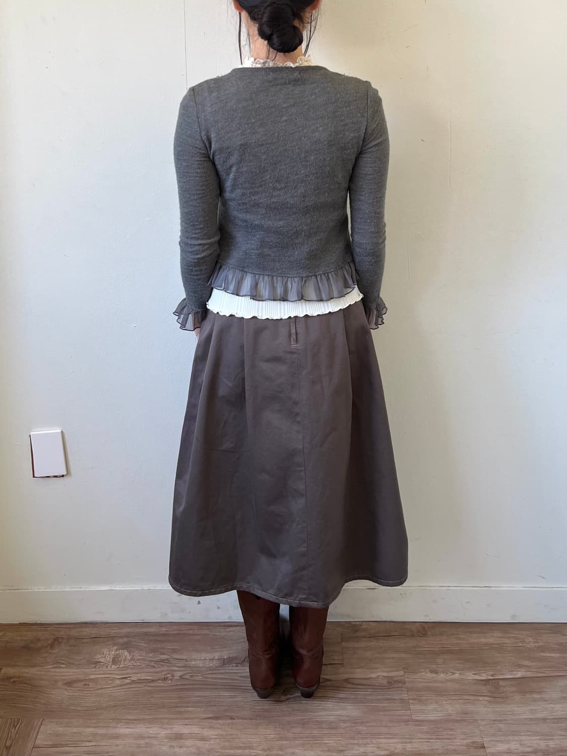 BIZZ 진주 셔링 가디건 상품이미지10