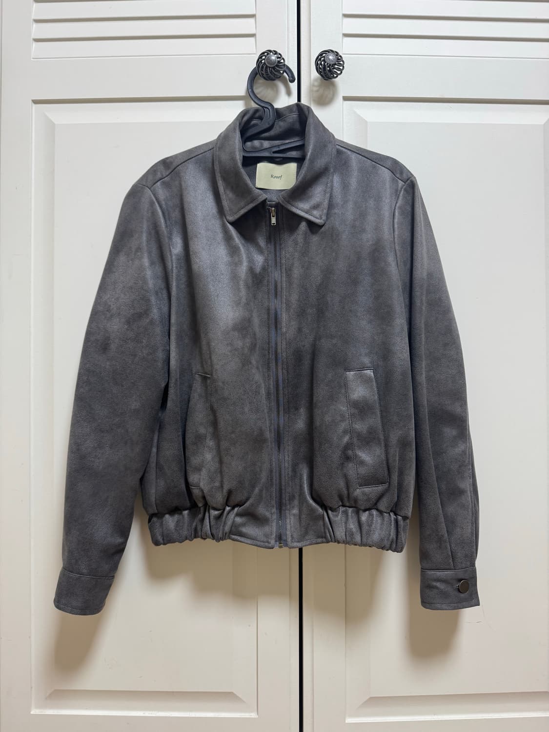 빈티지 스웨이드 그레이 자켓 상품이미지1