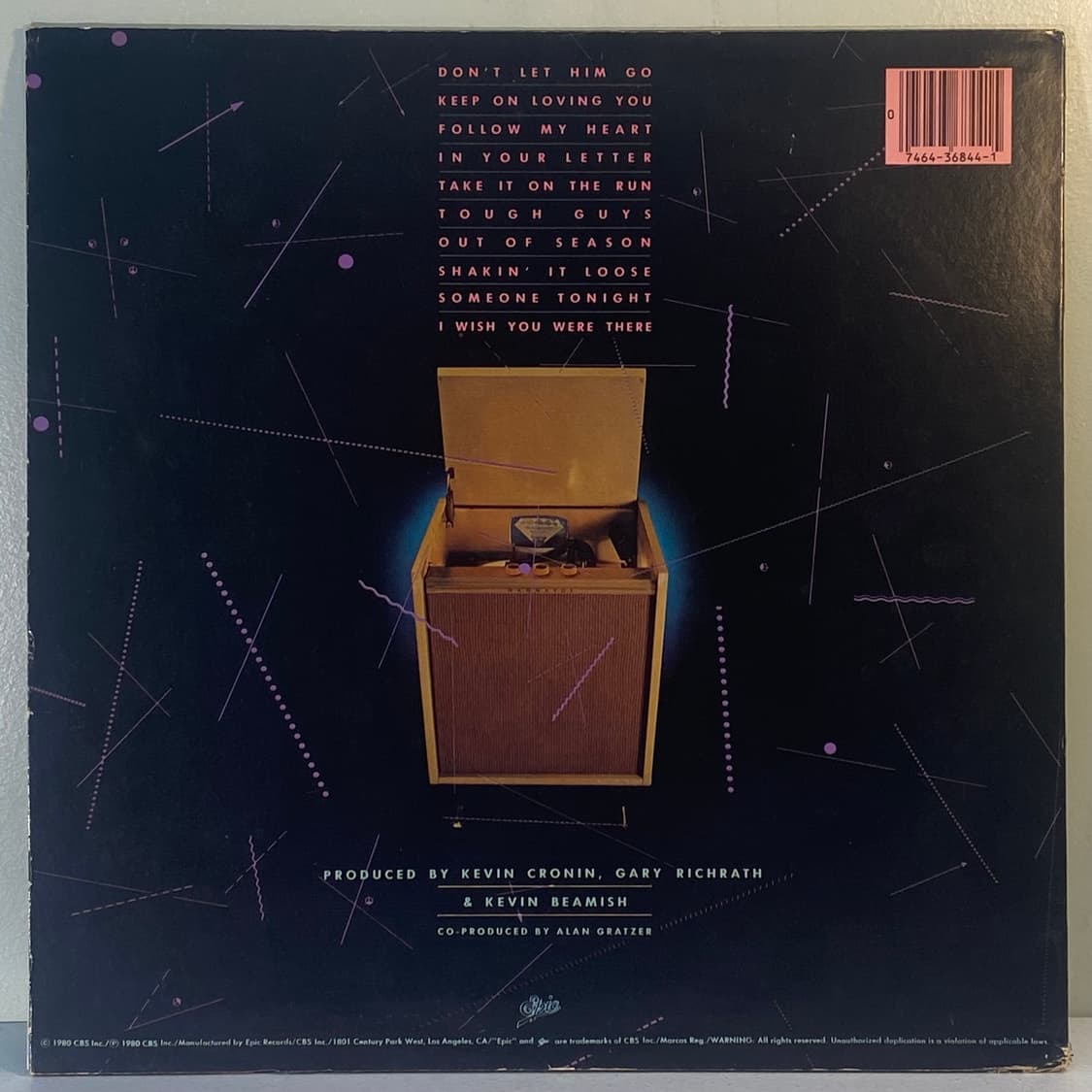 (중고LP-팝록) REO Speedwagon -Hi Infidelity 상품이미지2