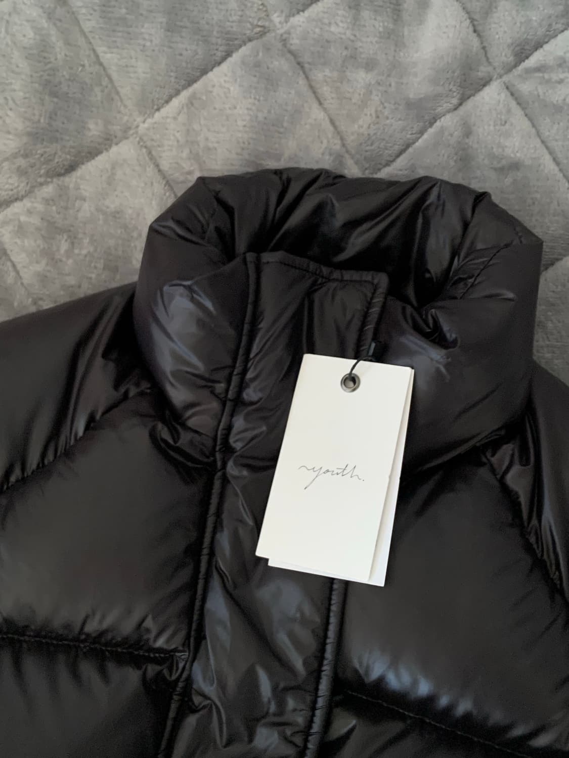 유스 크롭 푸퍼 다운 자켓 s 상품이미지1