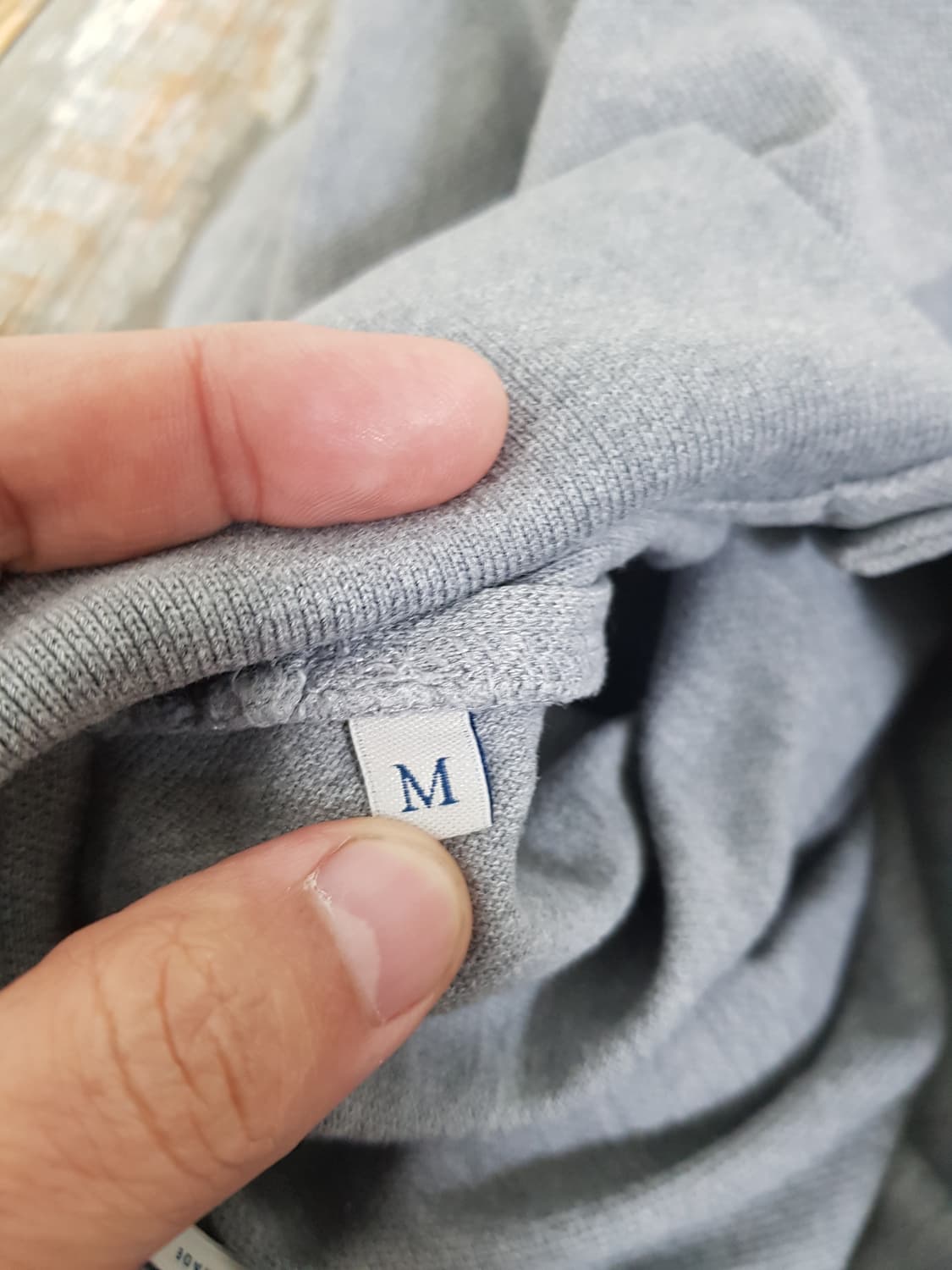 [m/남95/정품] 몽클레어 폴로티 그레이 상품이미지9