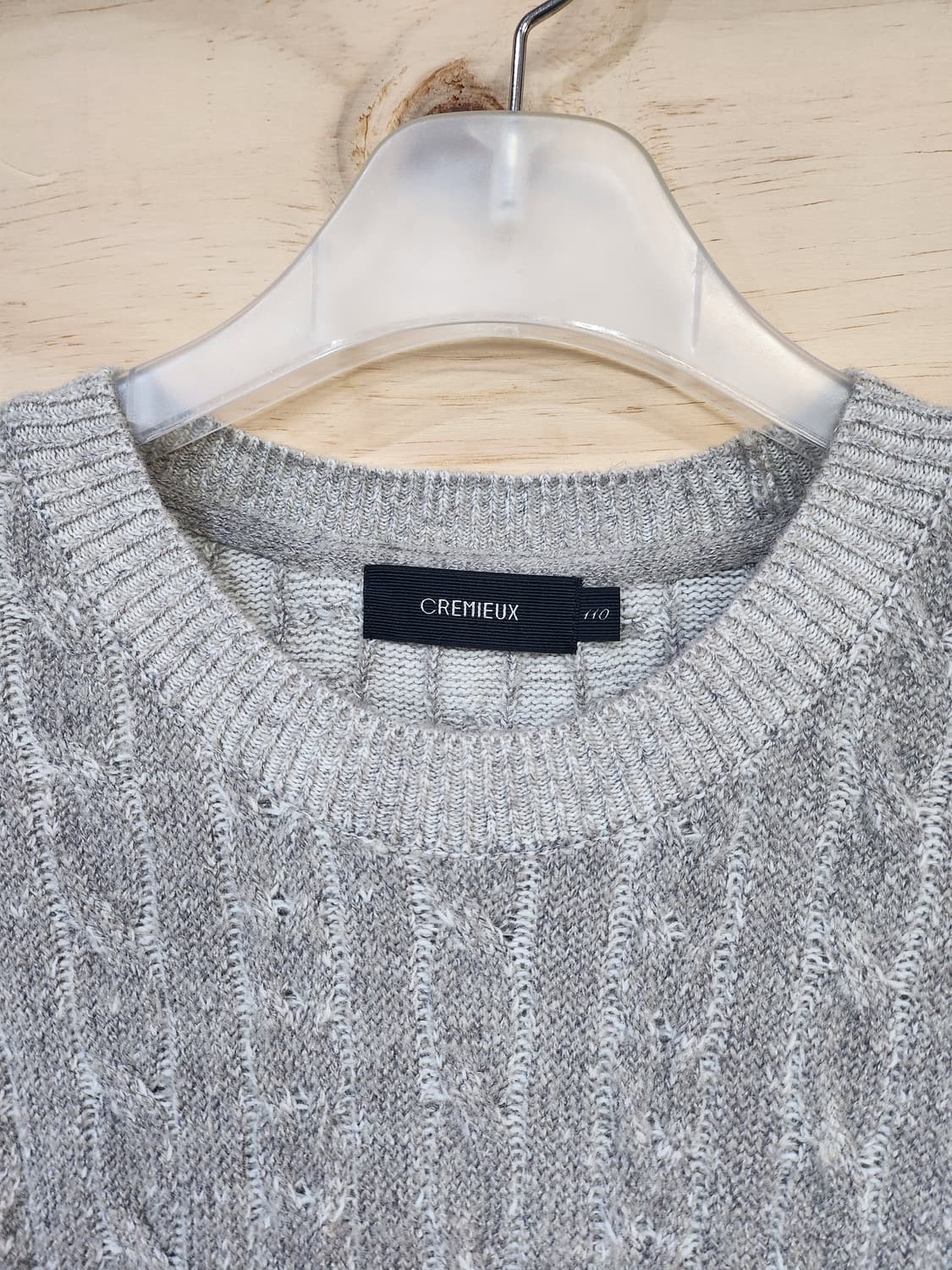 595) 크레뮤 꽈베기 남성 니트 상품이미지5