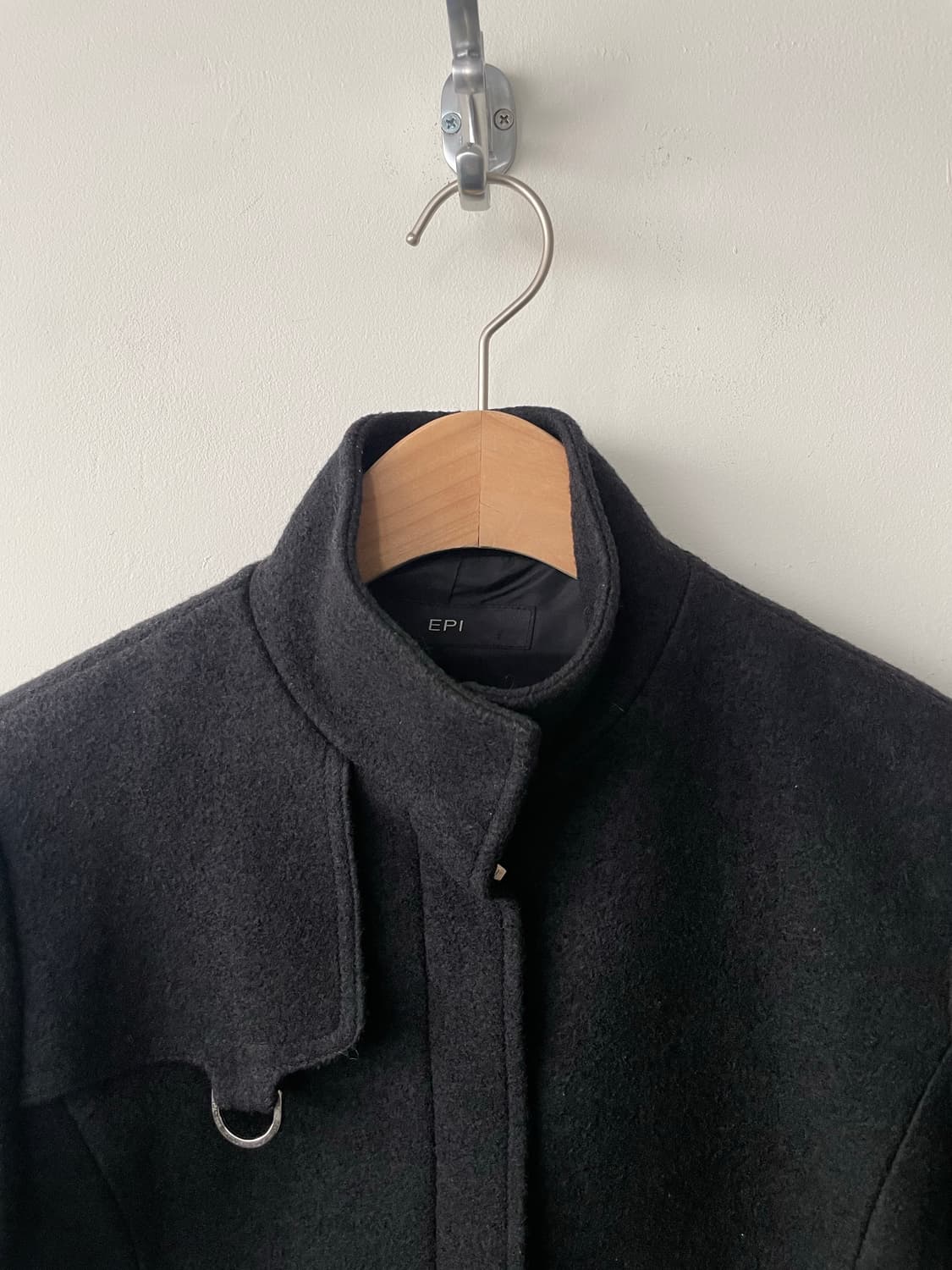 vintage high neck boucle wool jacket 상품이미지2