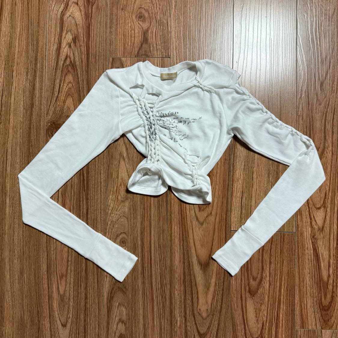 [단종] 쓰리타임즈 옵세션 티 아이보리 상품이미지5