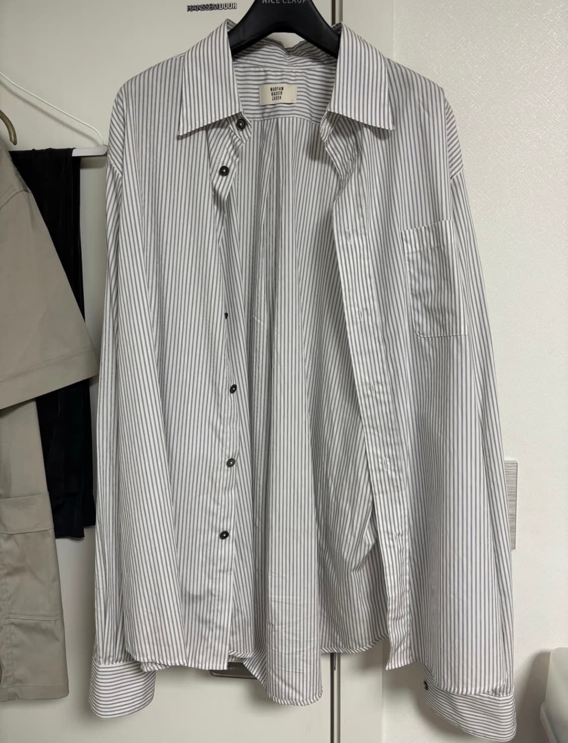 마리암 파운데이션 스트라이프 셔츠 상품이미지3