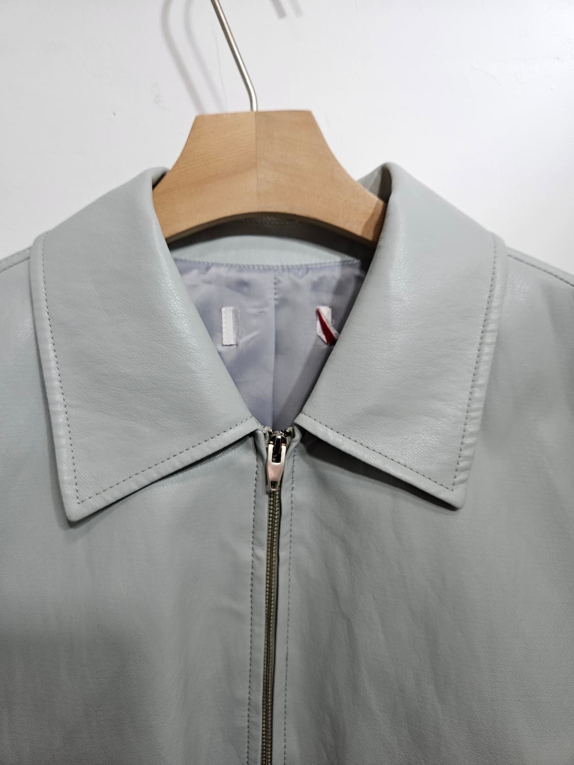 리스트(LIST) 숏 에코 가죽 자켓 상품이미지5