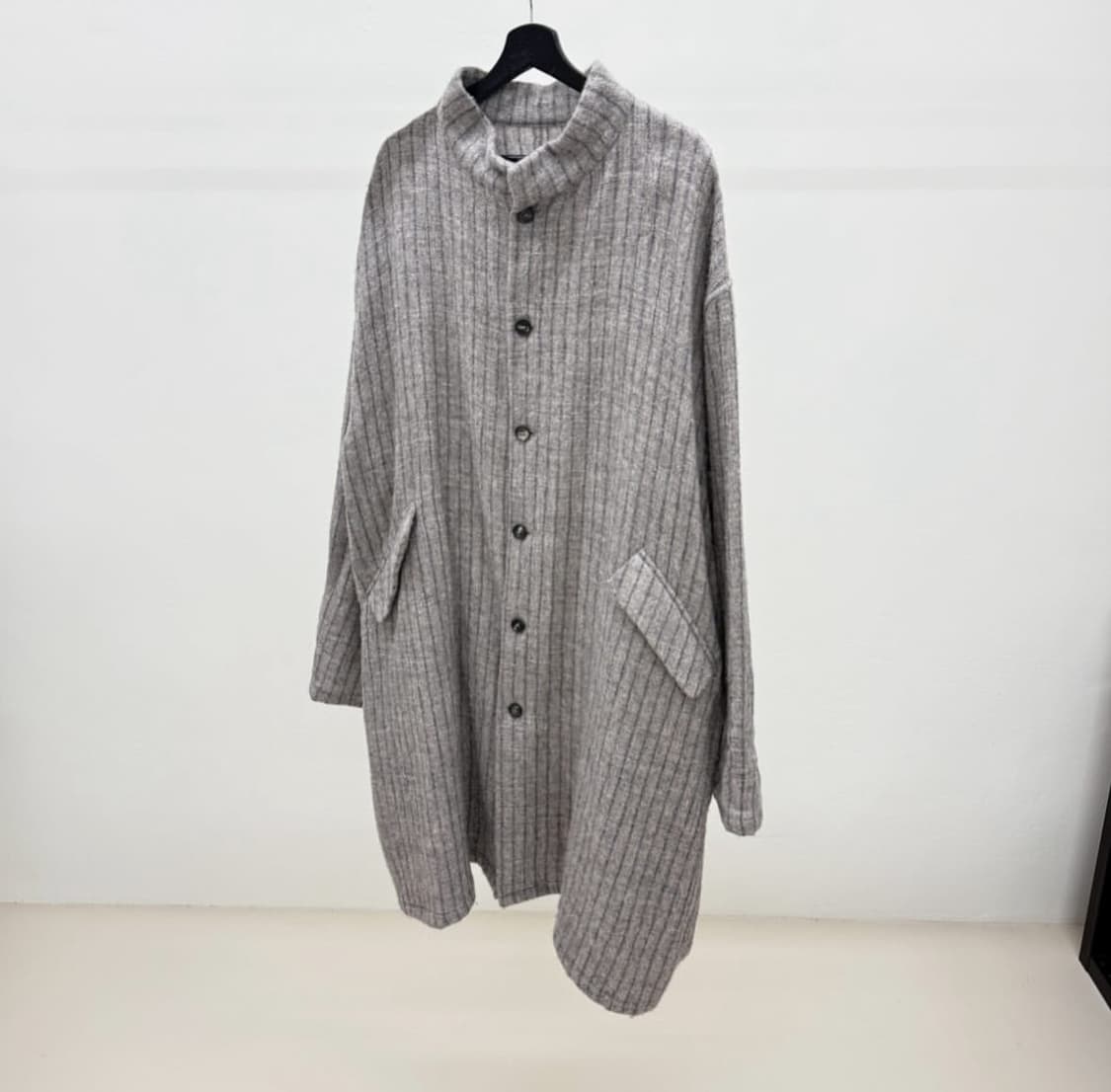 Bergfabel (베르그파벨) 스트라이프 울 코트 상품이미지2