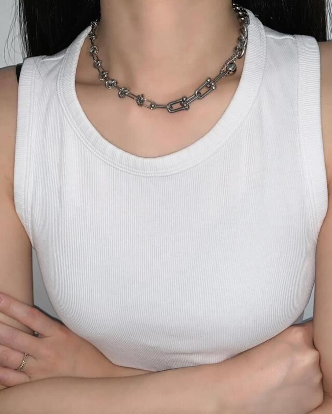 Ball piercing necklace 체인목걸이 상품이미지4