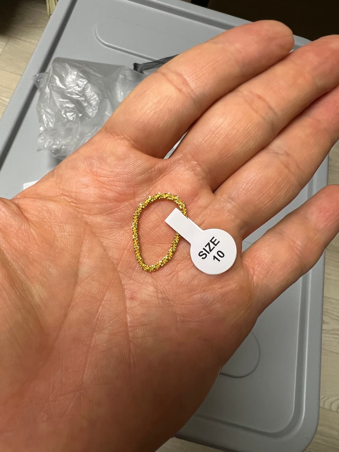 샤이니 눈꽃 신주 은도금 반지 상품이미지6